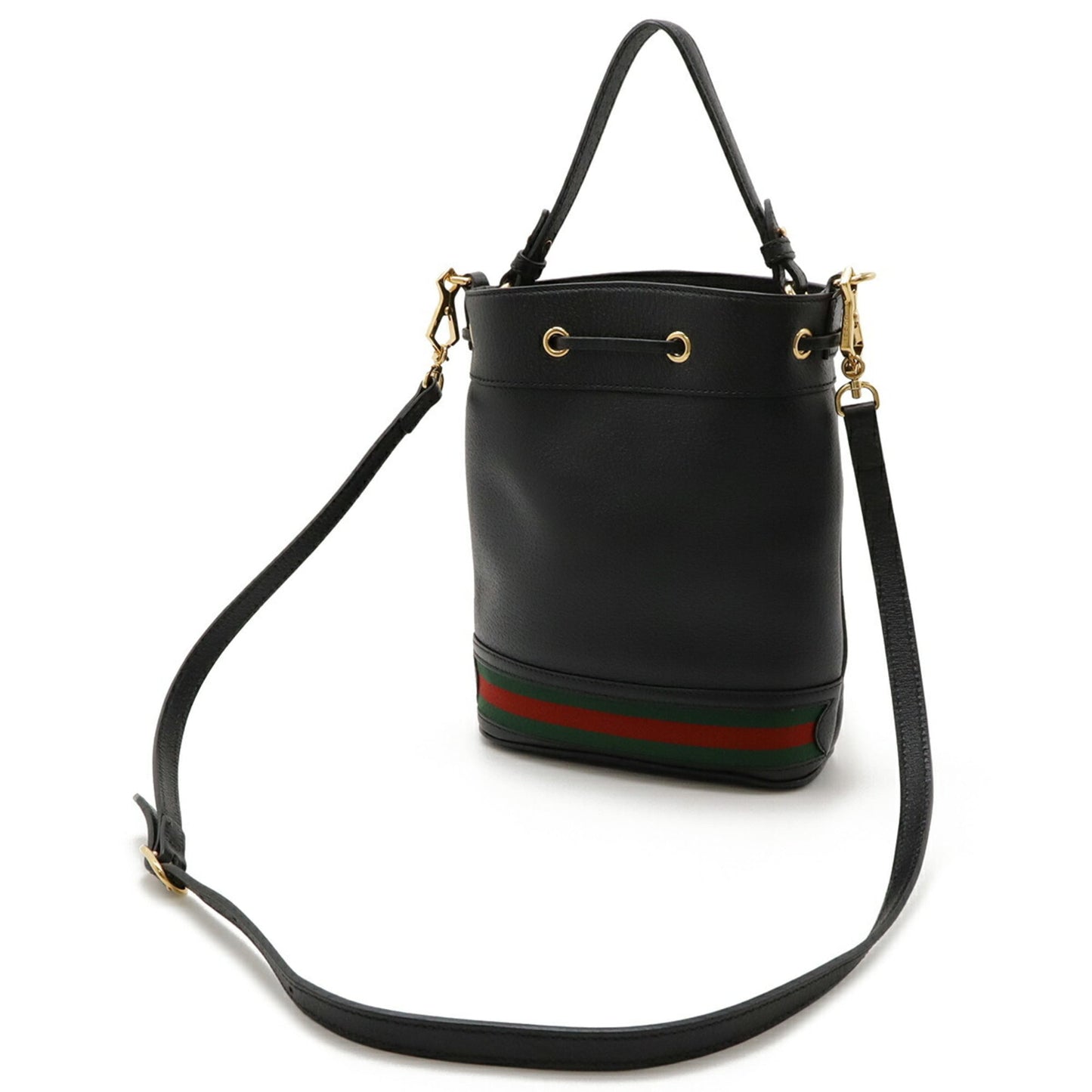 Gucci Ophidia Black Leather Handbag