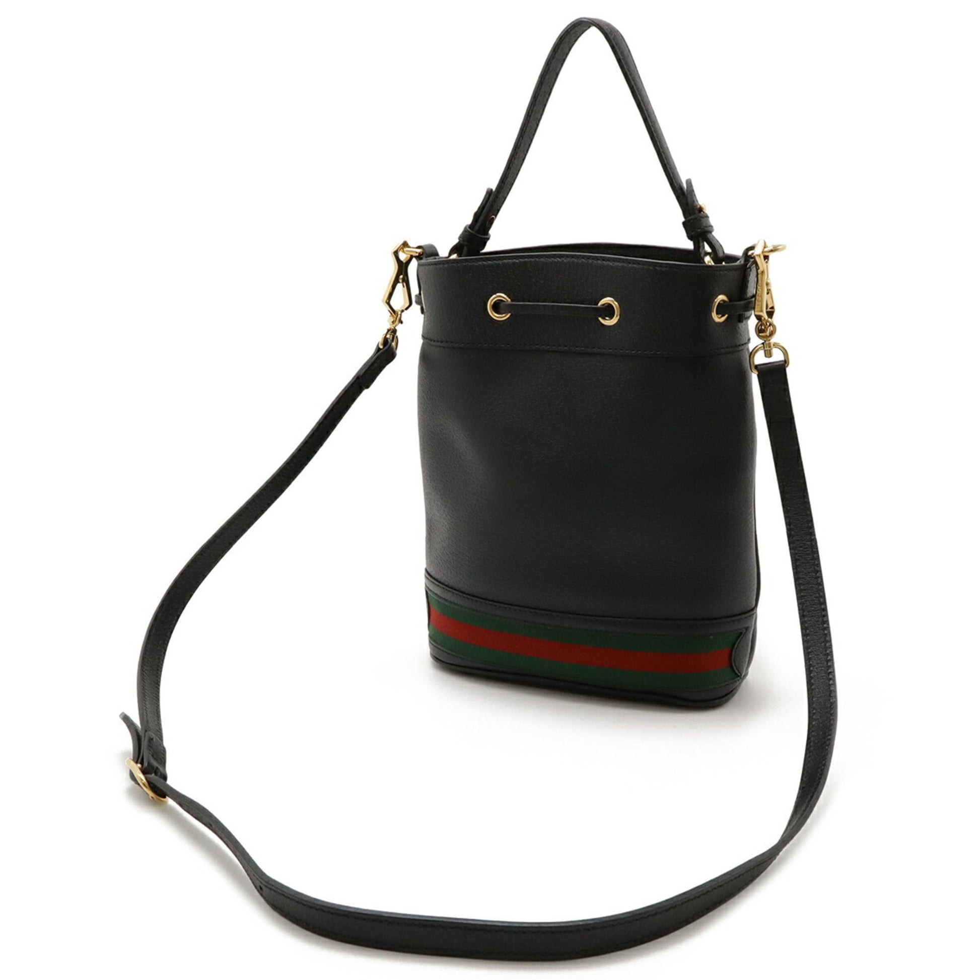 Gucci Ophidia Black Leather Handbag