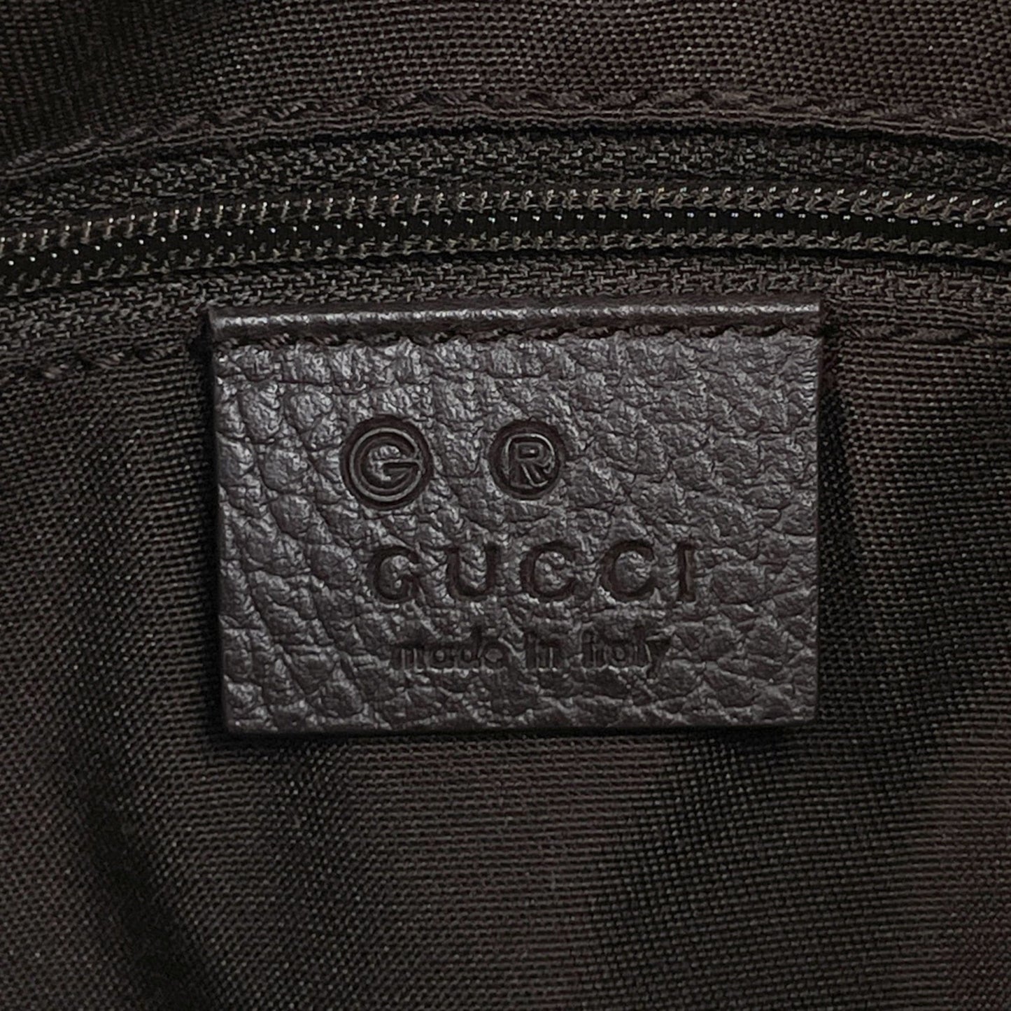 Gucci Beige Brown Gg Canvas Leather Shoulder Bag