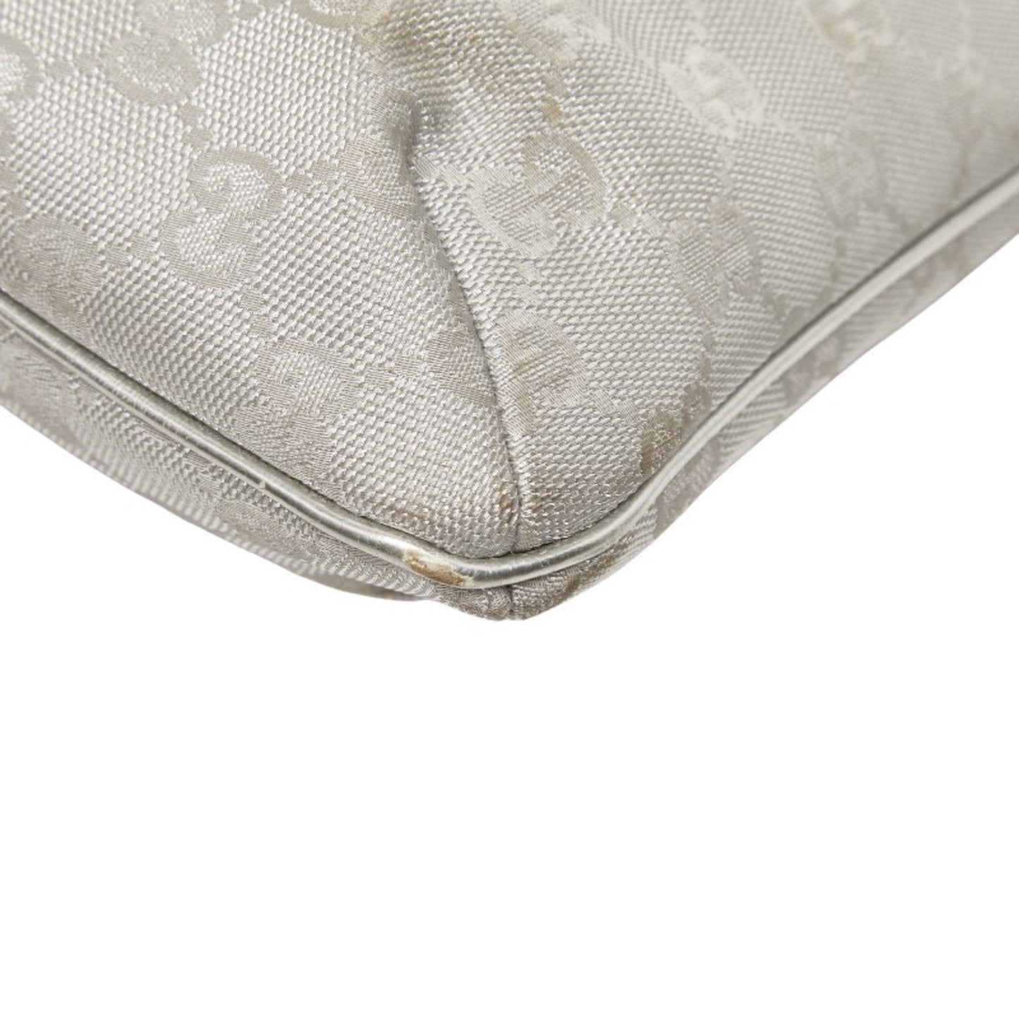 Gucci Gg Canvas Silver Gg Canvas Shoulder Bag