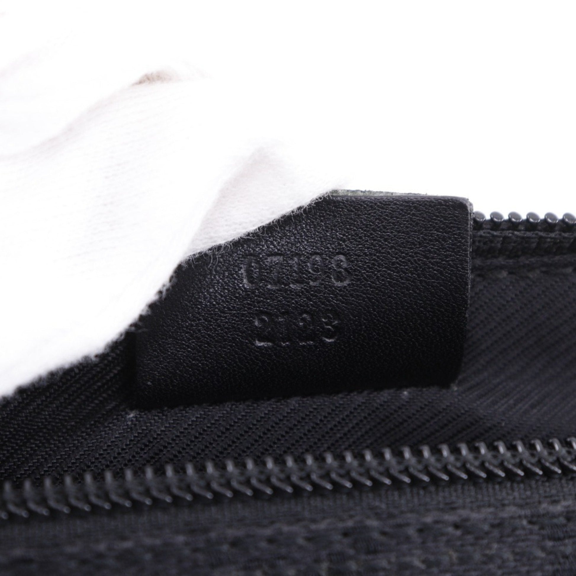 Gucci Black Gg Canvas Handbag
