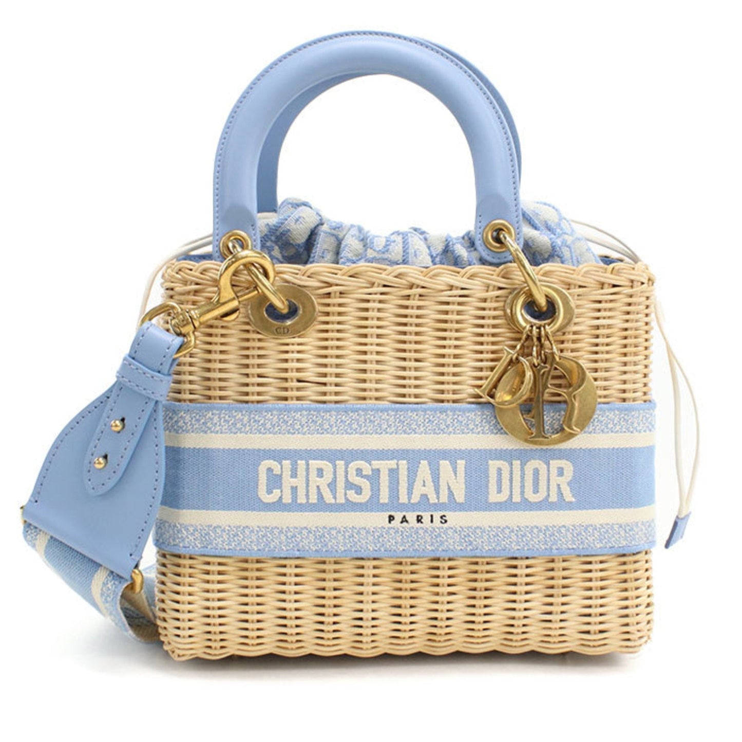 Dior Handbag Christian Jacquard Beige