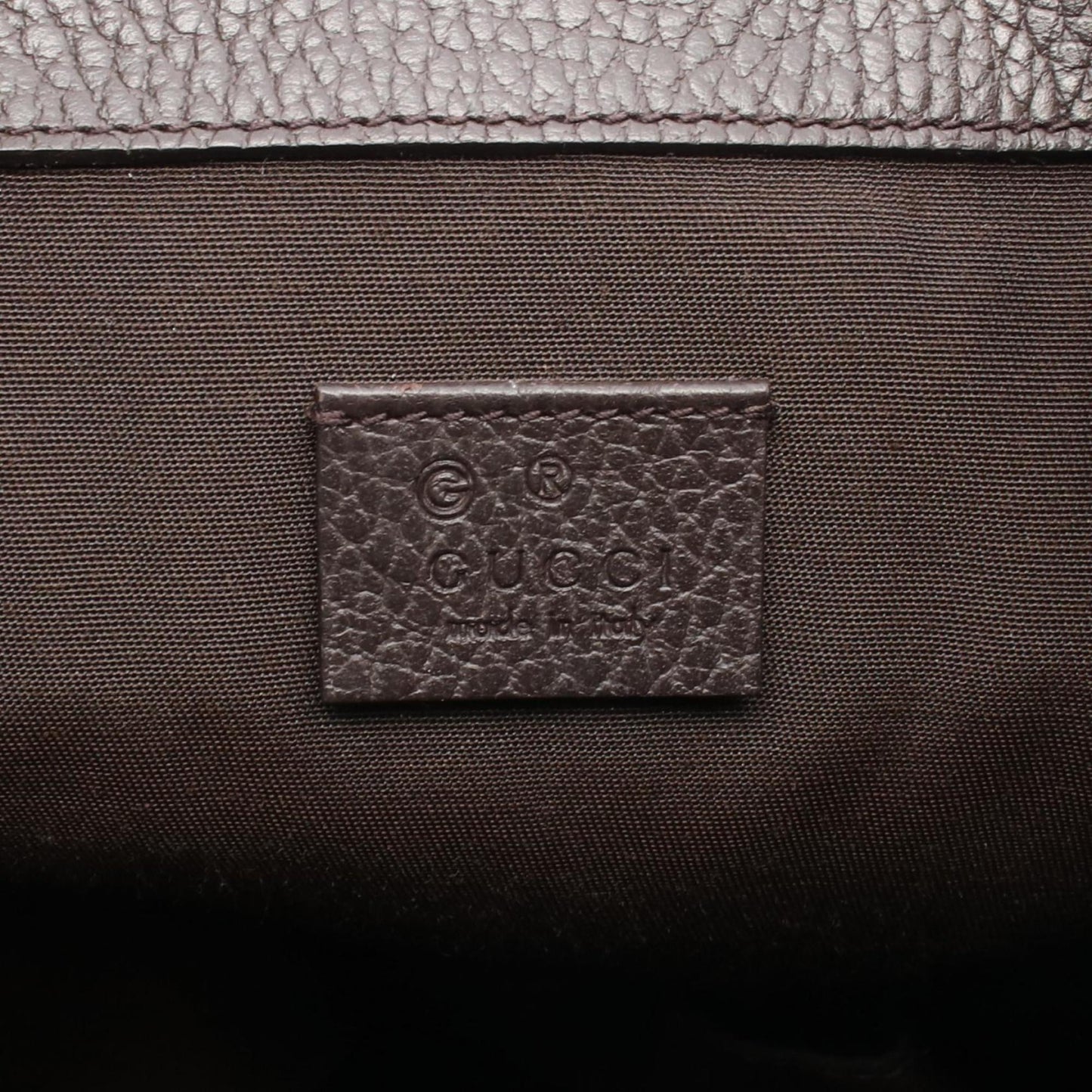 Gucci Beige Brown Gg Canvas Leather Backpack