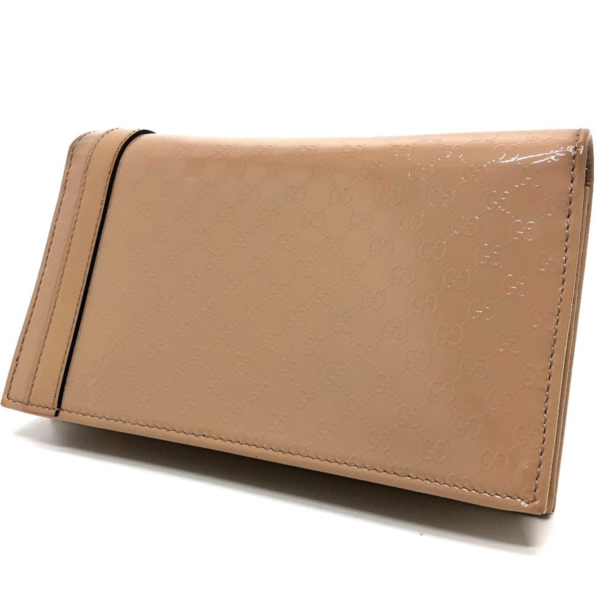 Gucci Beige Patent Leather Shoulder Bag