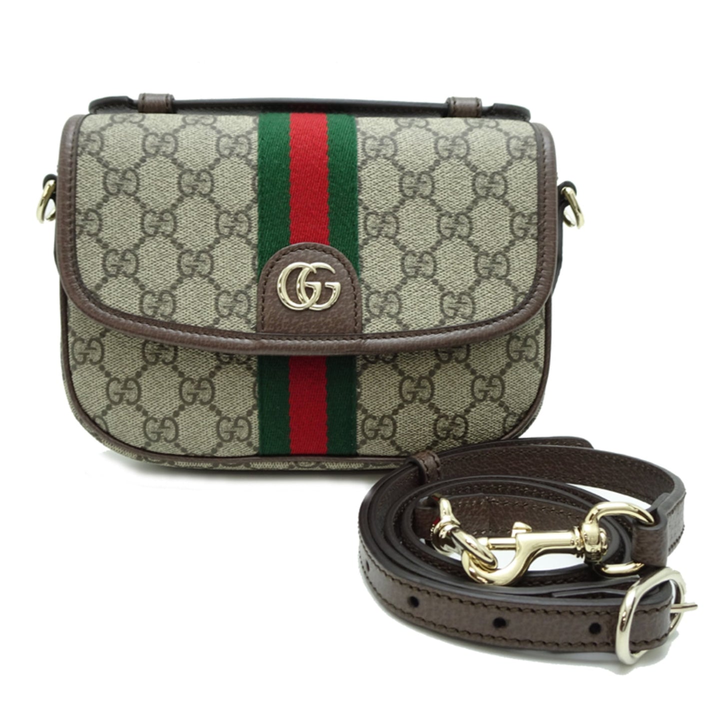 Gucci Beige Gg Supreme Shoulder Bag