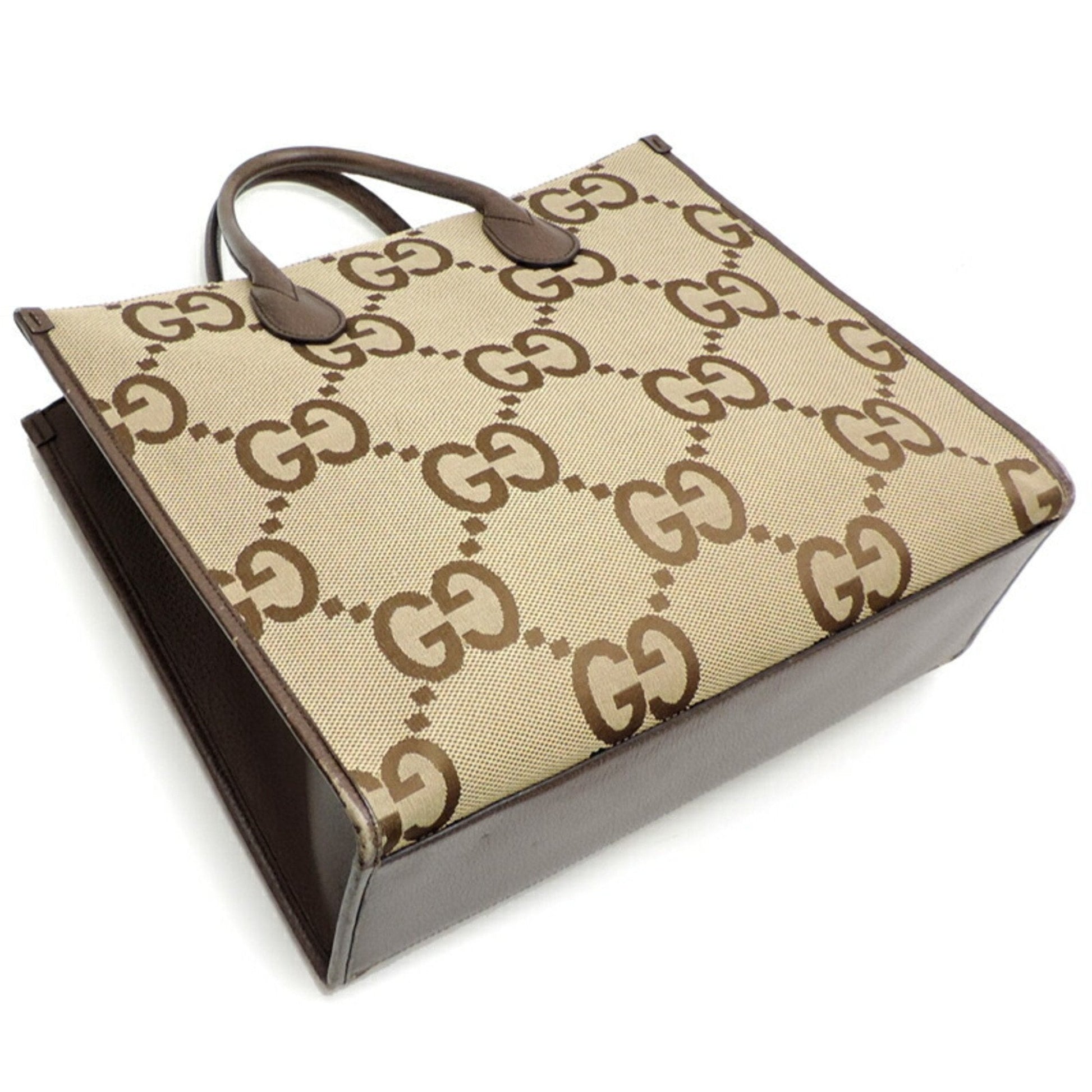 Gucci Beige Leather Tote Bag