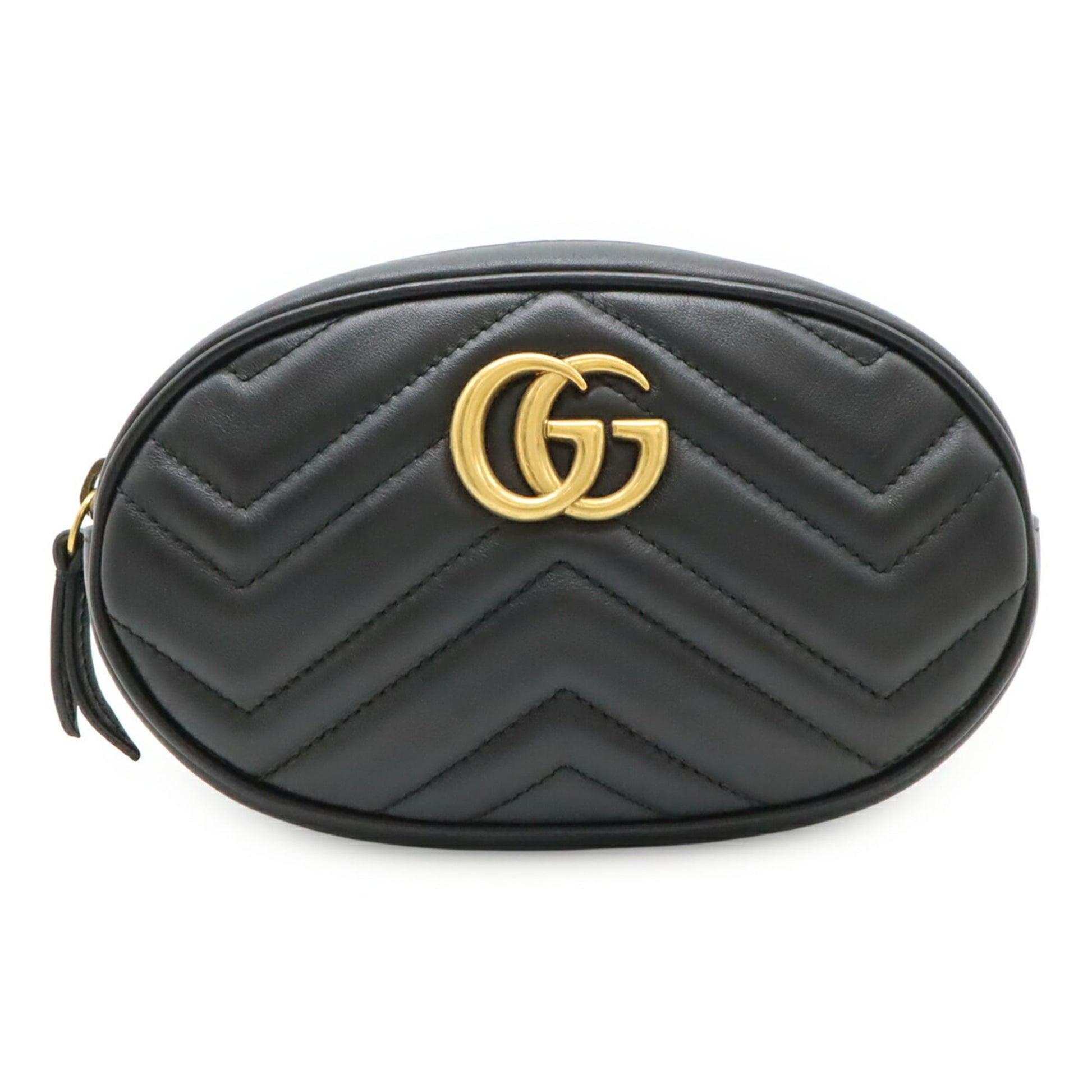 Gucci Black Quilting Fanny Pack Sling Bag