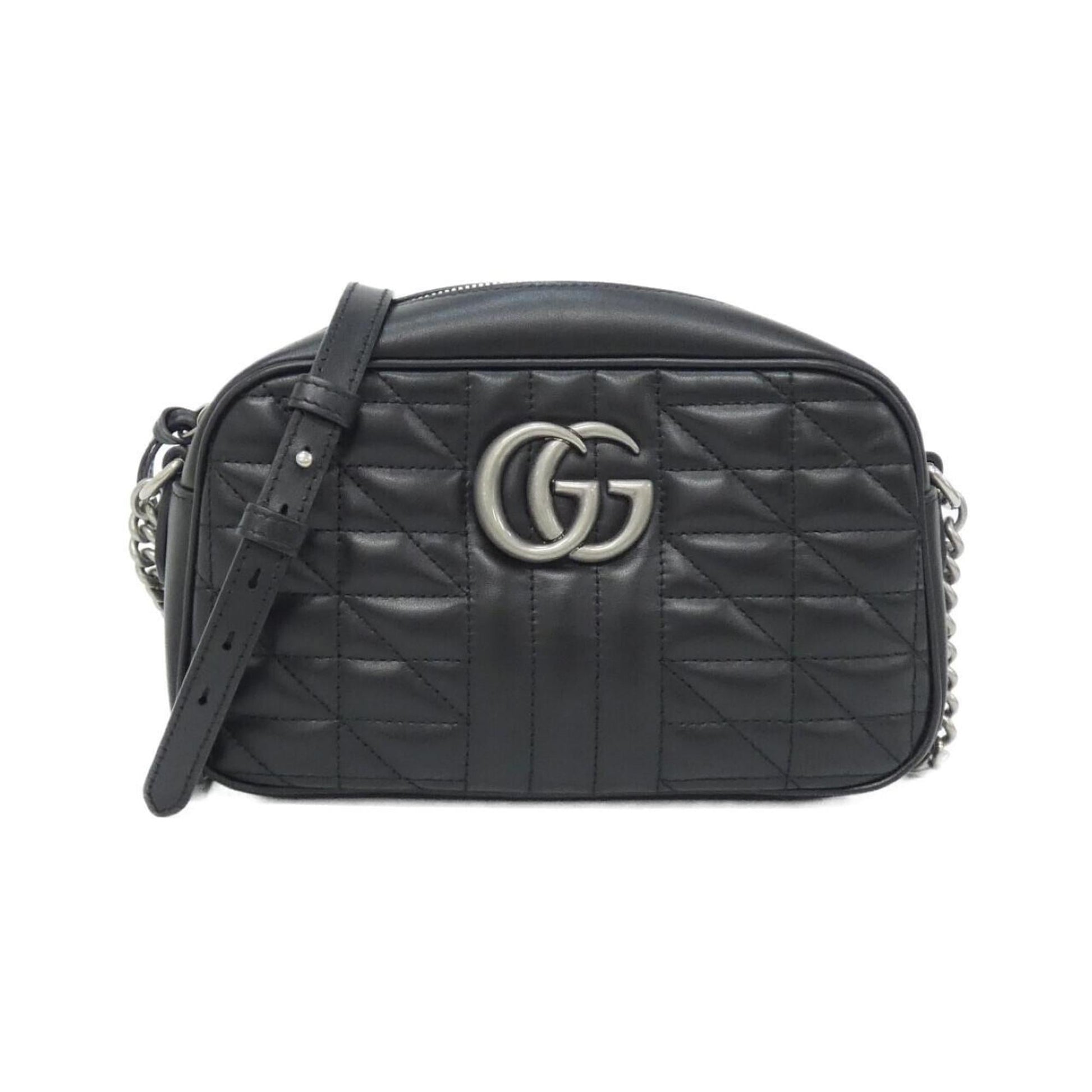 Gucci Black Leather Shoulder Bag