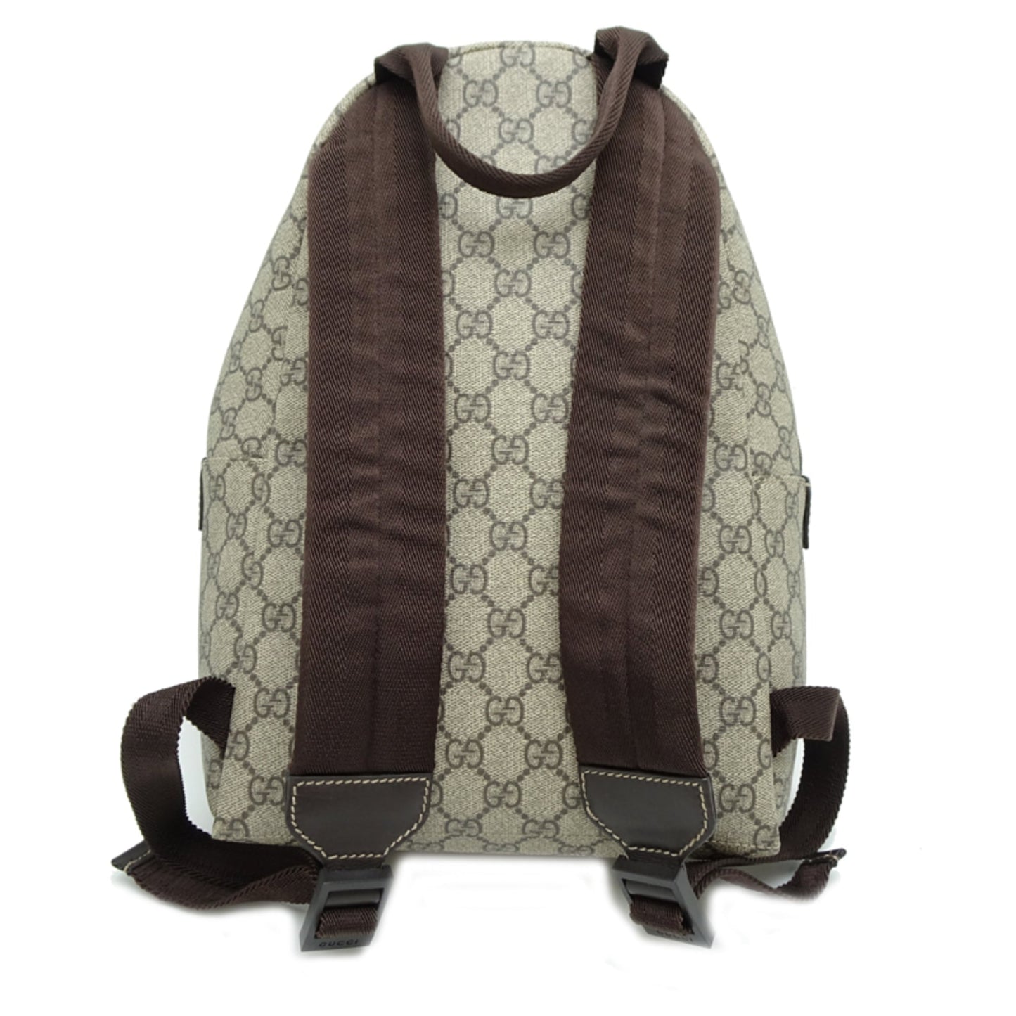 Gucci Brown Gg Supreme Leather Backpack