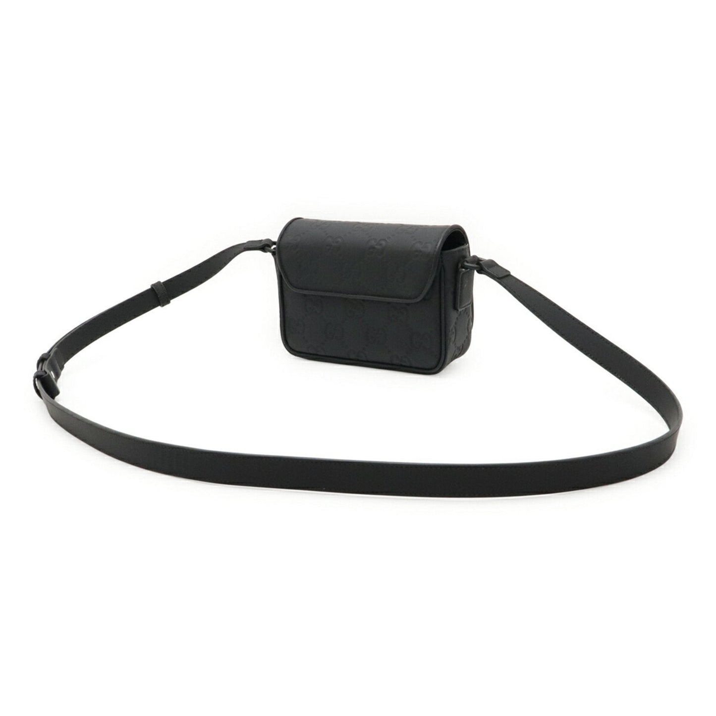 Gucci Black Leather Shoulder Bag