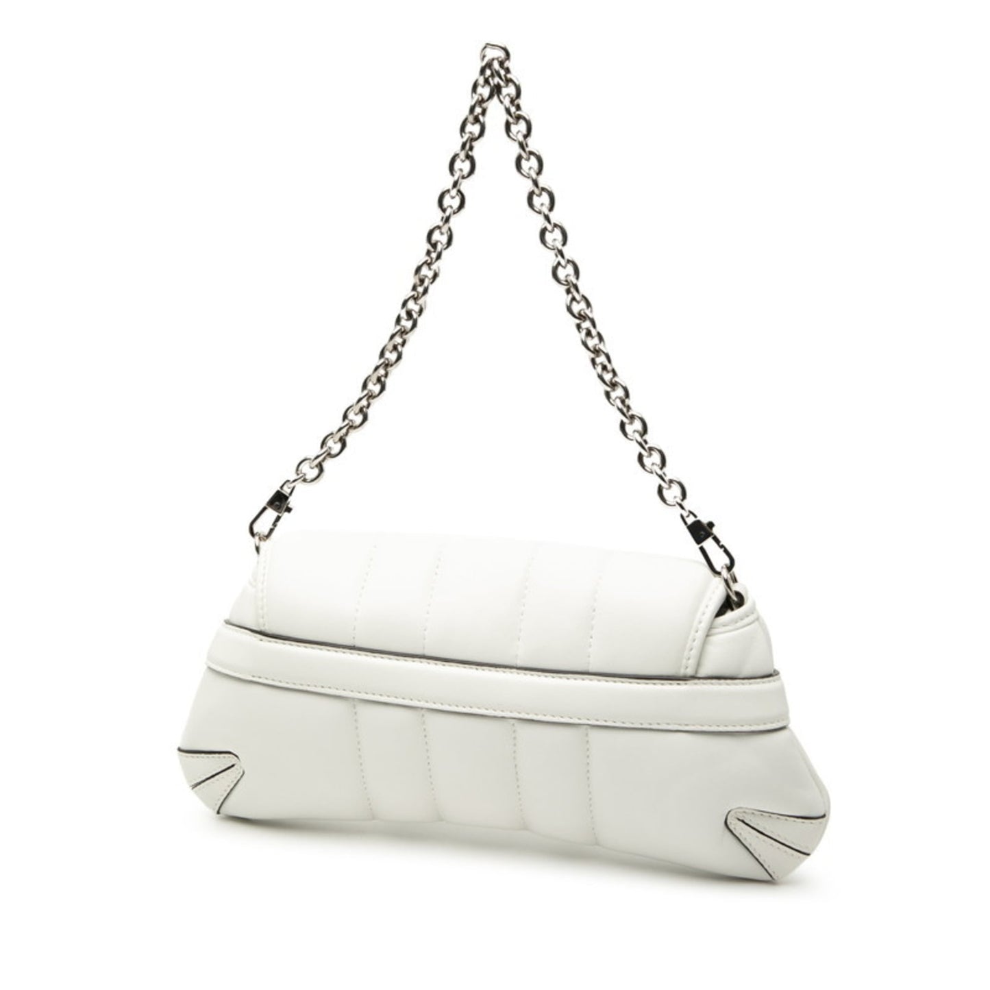 Gucci White Leather Handbag Shoulder Bag