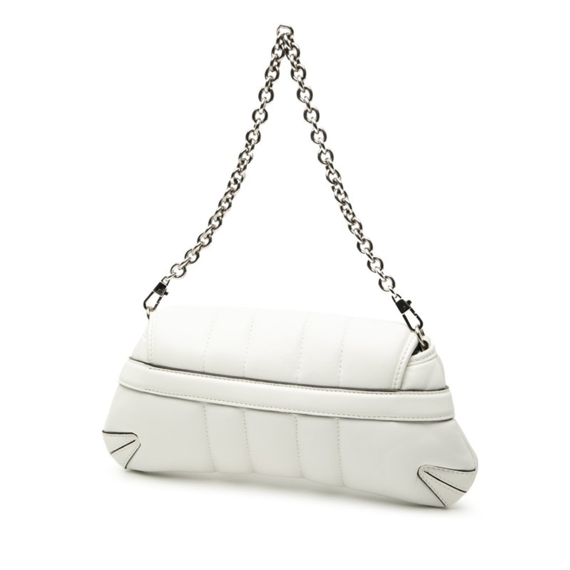 Gucci White Leather Handbag Shoulder Bag