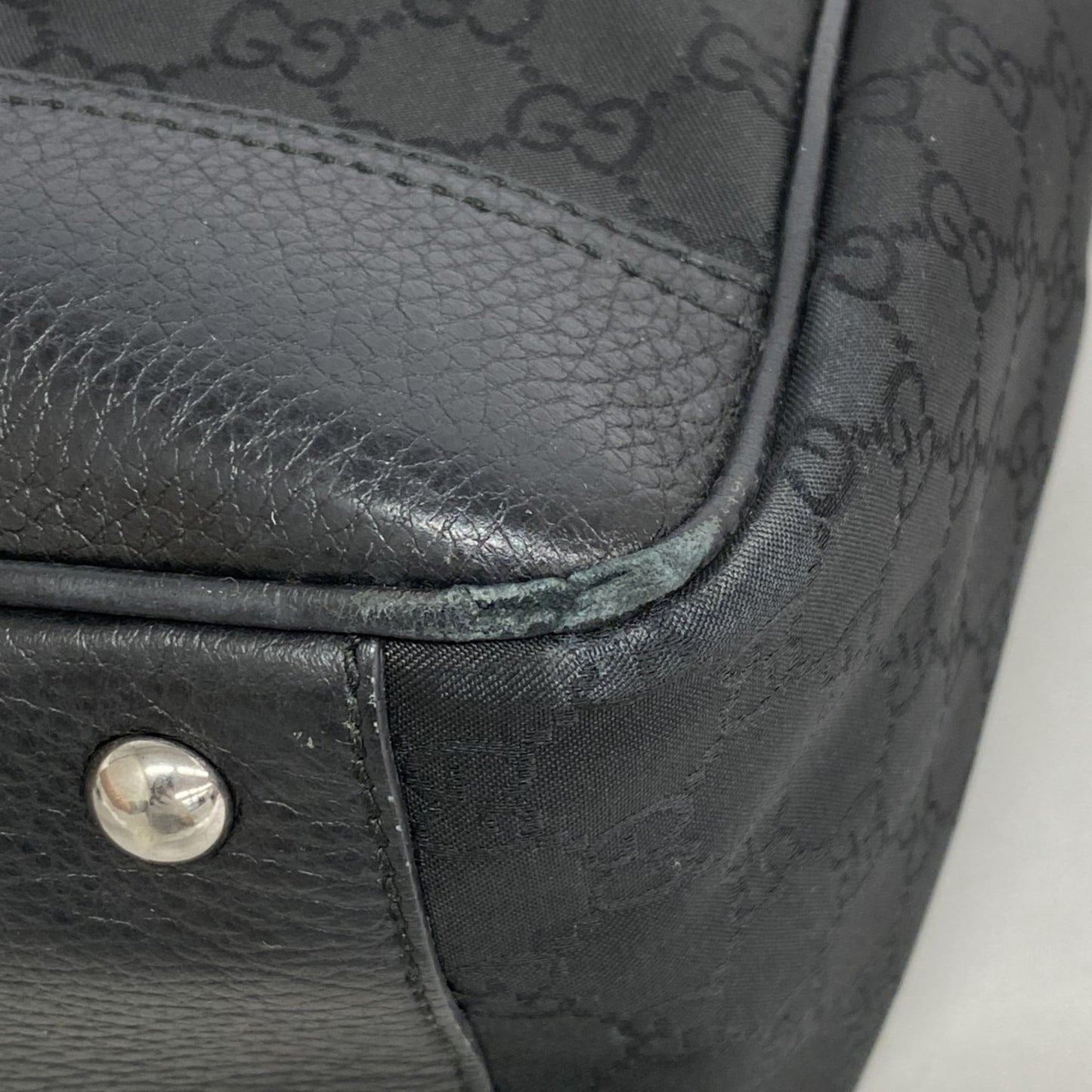 Gucci Black Nylon Handbag