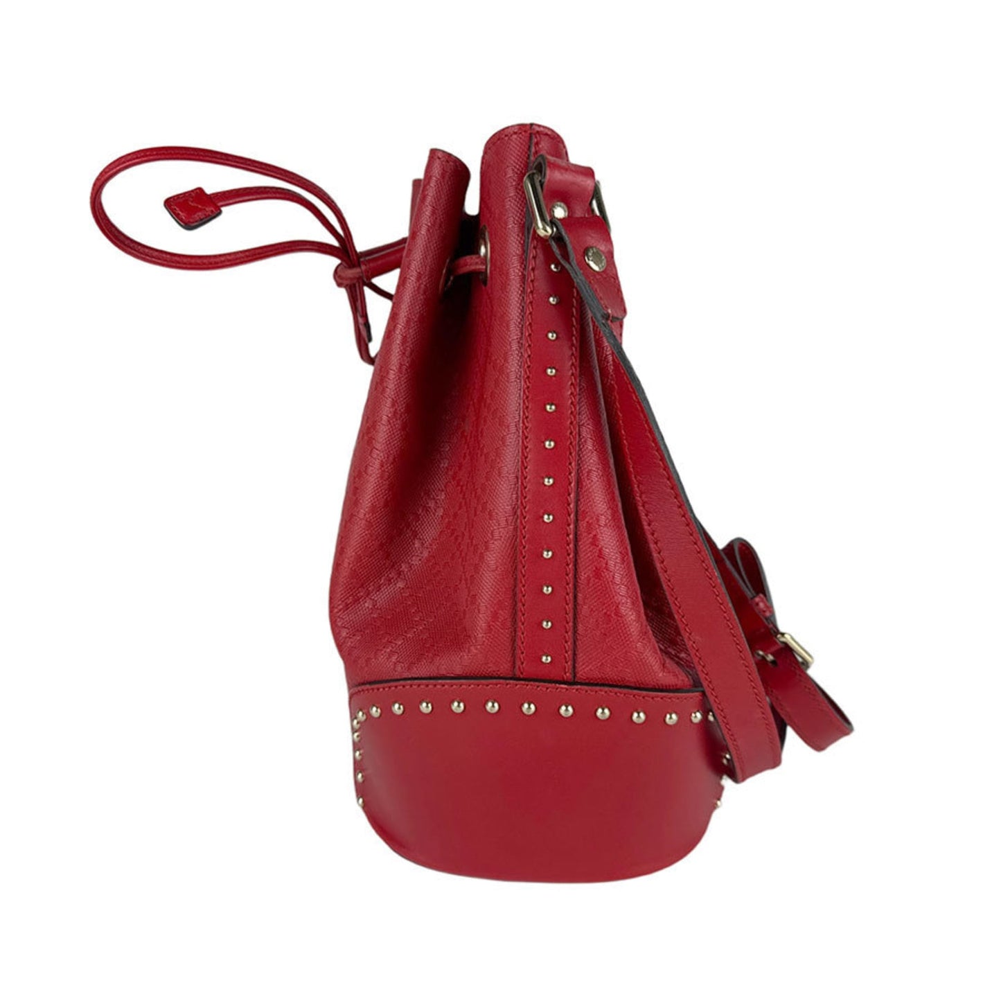 Gucci Red Color Leather Shoulder Bag