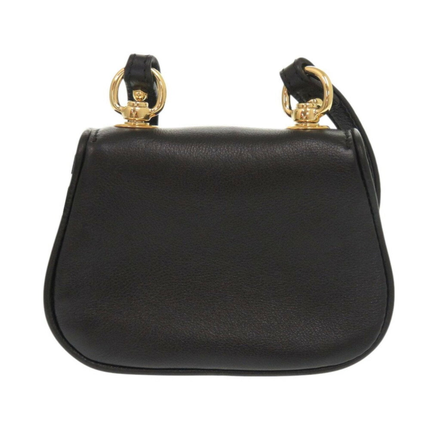 Gucci Black Leather Pouch Shoulder Bag