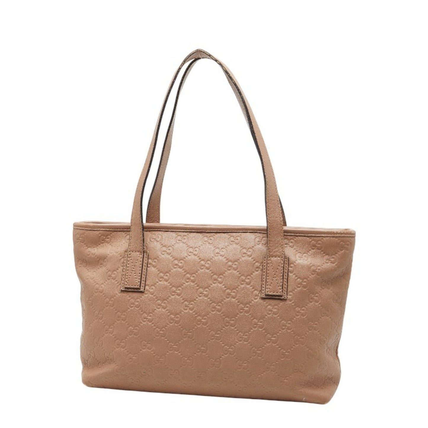 Gucci Beige Leather Handbag Tote Bag