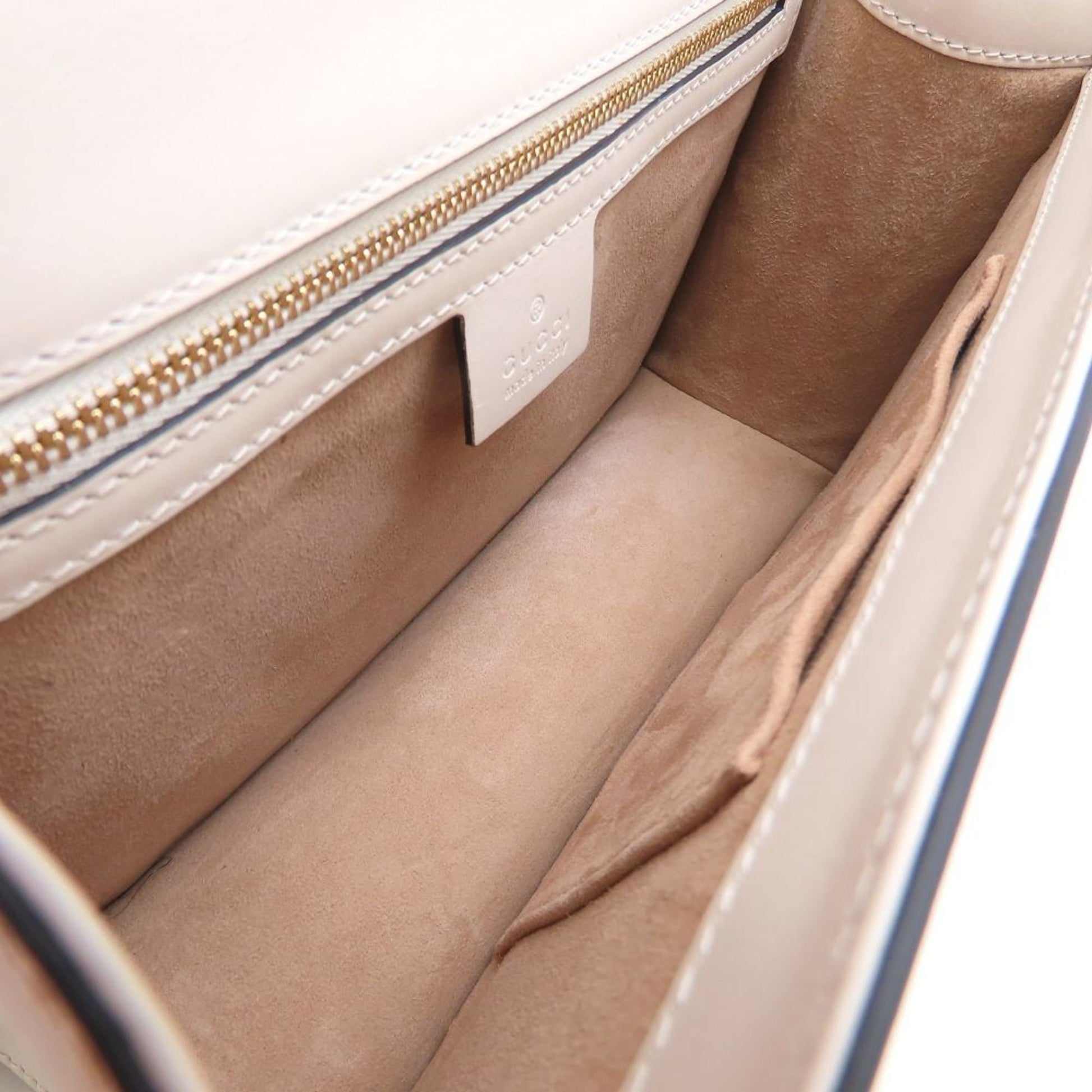 Gucci Ivory Leather Shoulder Bag
