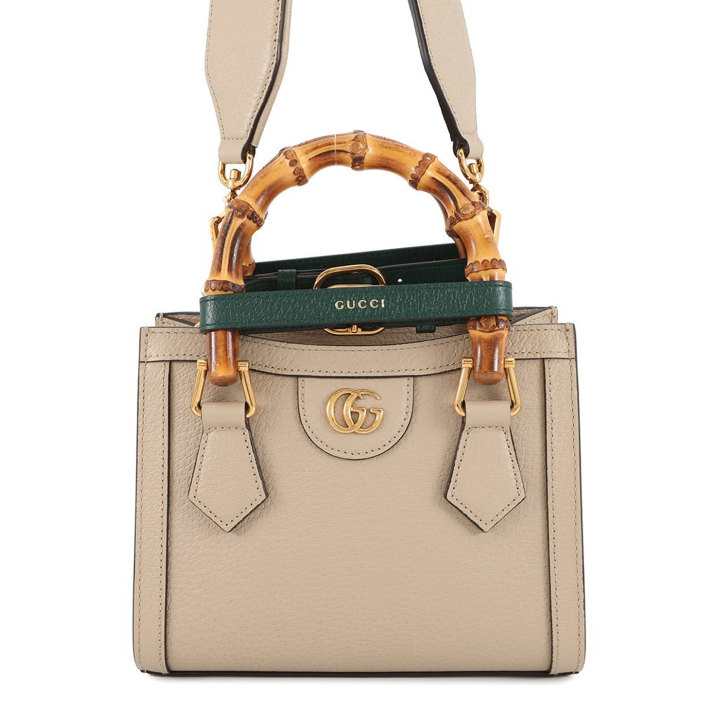 Gucci Beige Leather Handbag Shoulder Bag