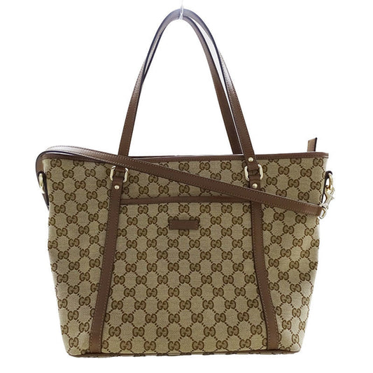 Gucci Brown Gg Canvas Handbag Shoulder Bag