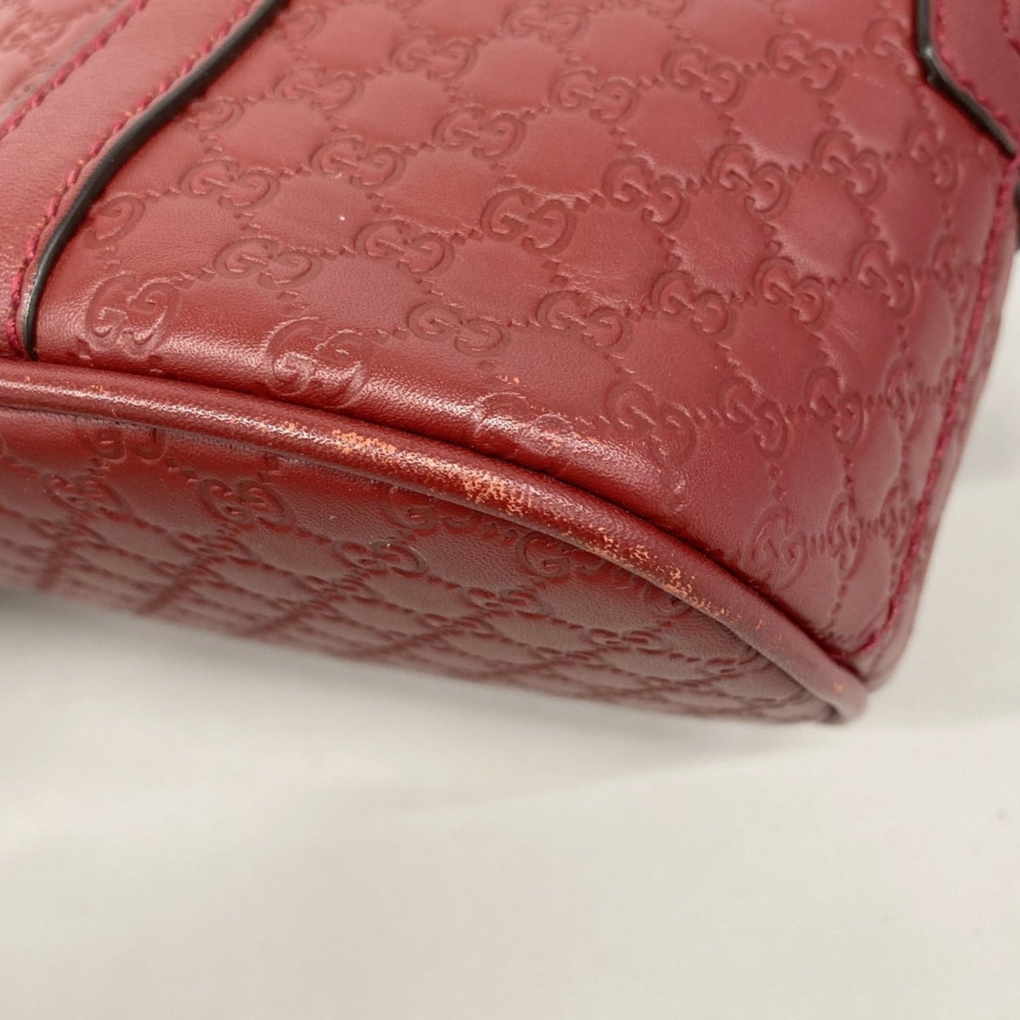 Gucci Red Color Leather Handbag