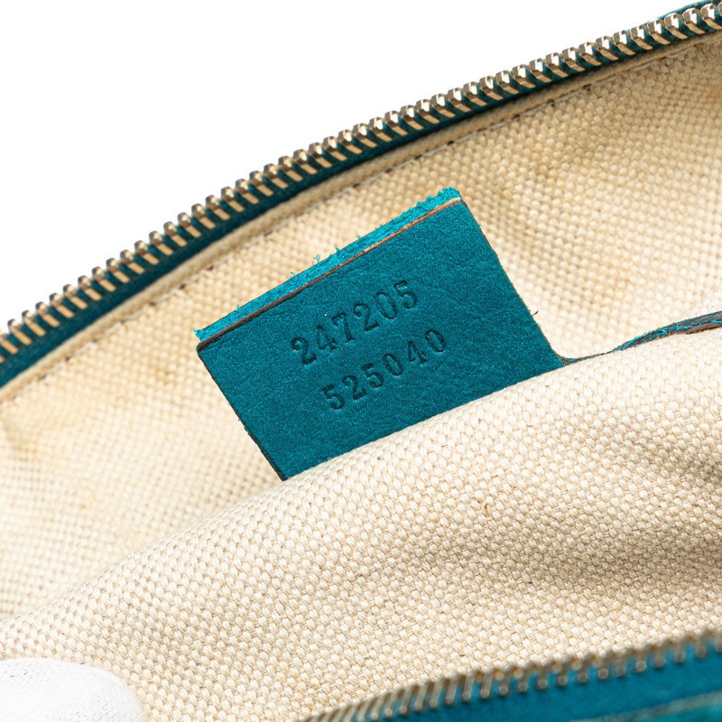 Gucci Beige Blue Gg Canvas Leather Handbag Shoulder Bag
