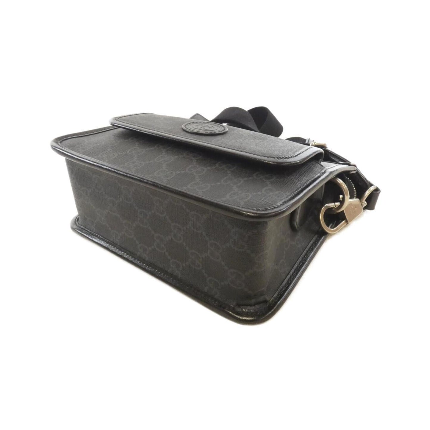 Gucci Black Gg Supreme Shoulder Bag