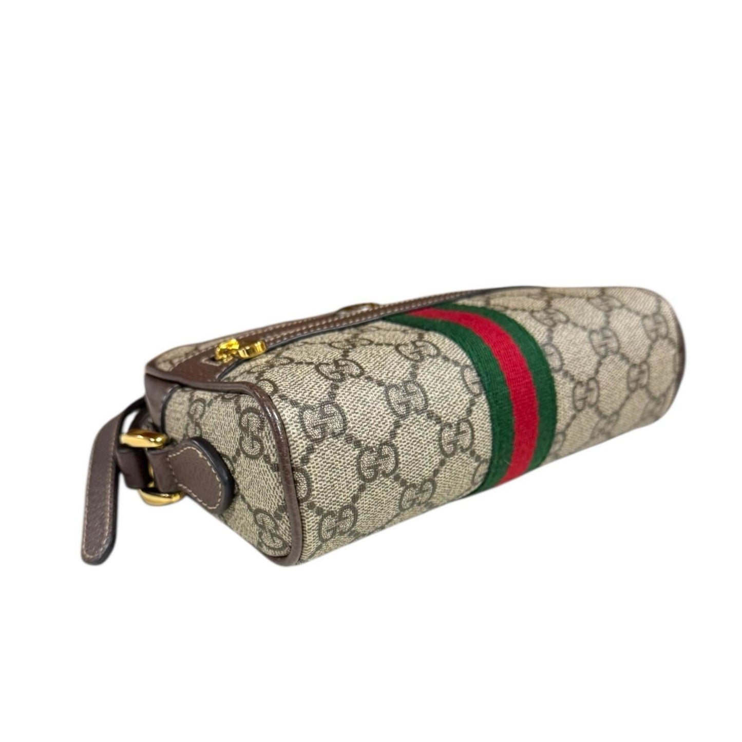 Gucci Brown Gg Supreme Canvas Shoulder Bag