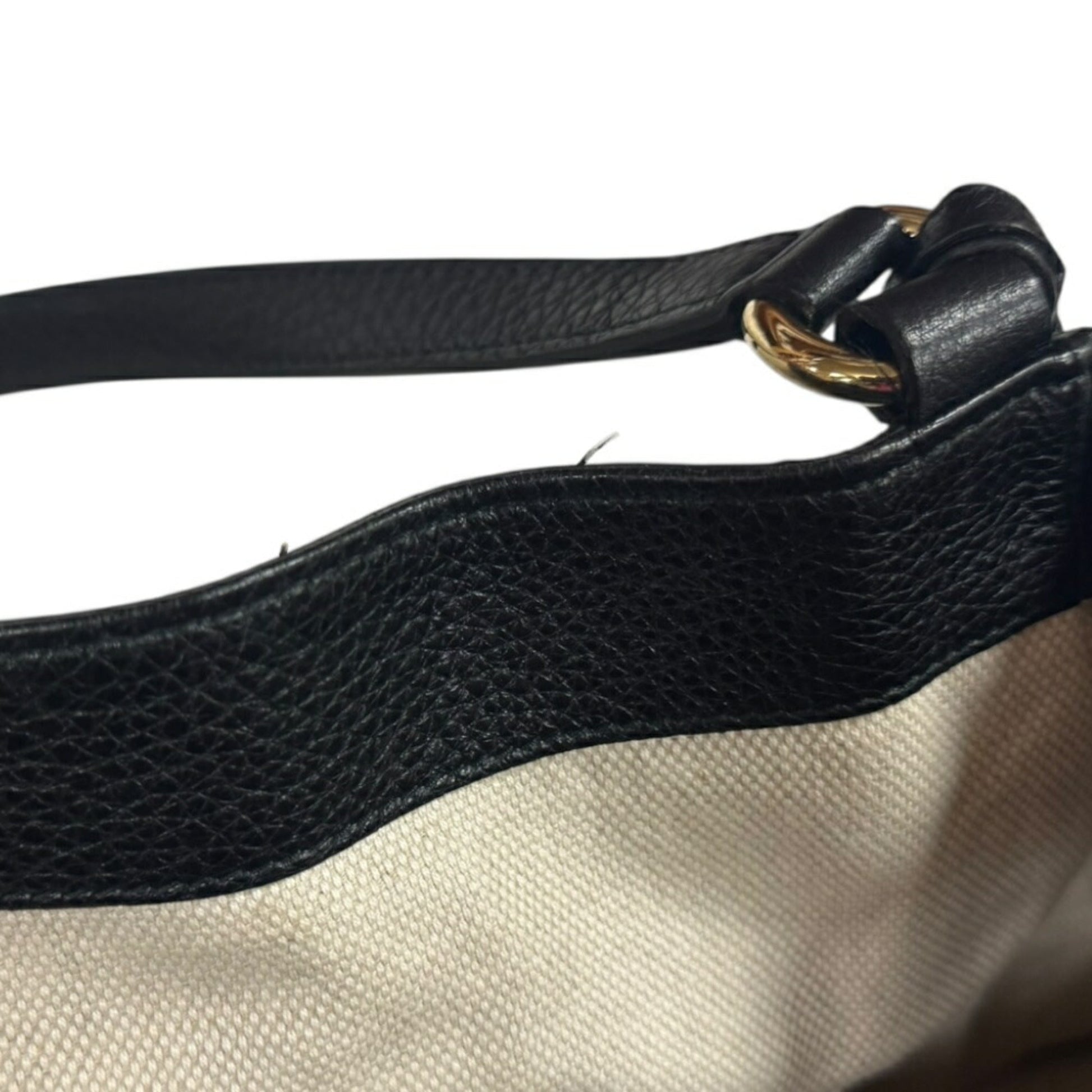 Gucci Black Leather Shoulder Bag