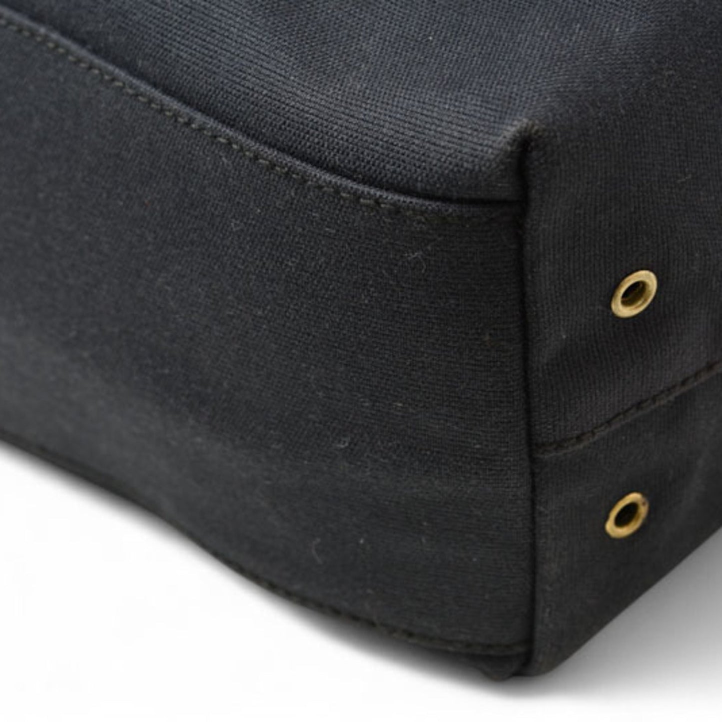 Gucci Black Cotton Canvas Shoulder Bag Sling Bag