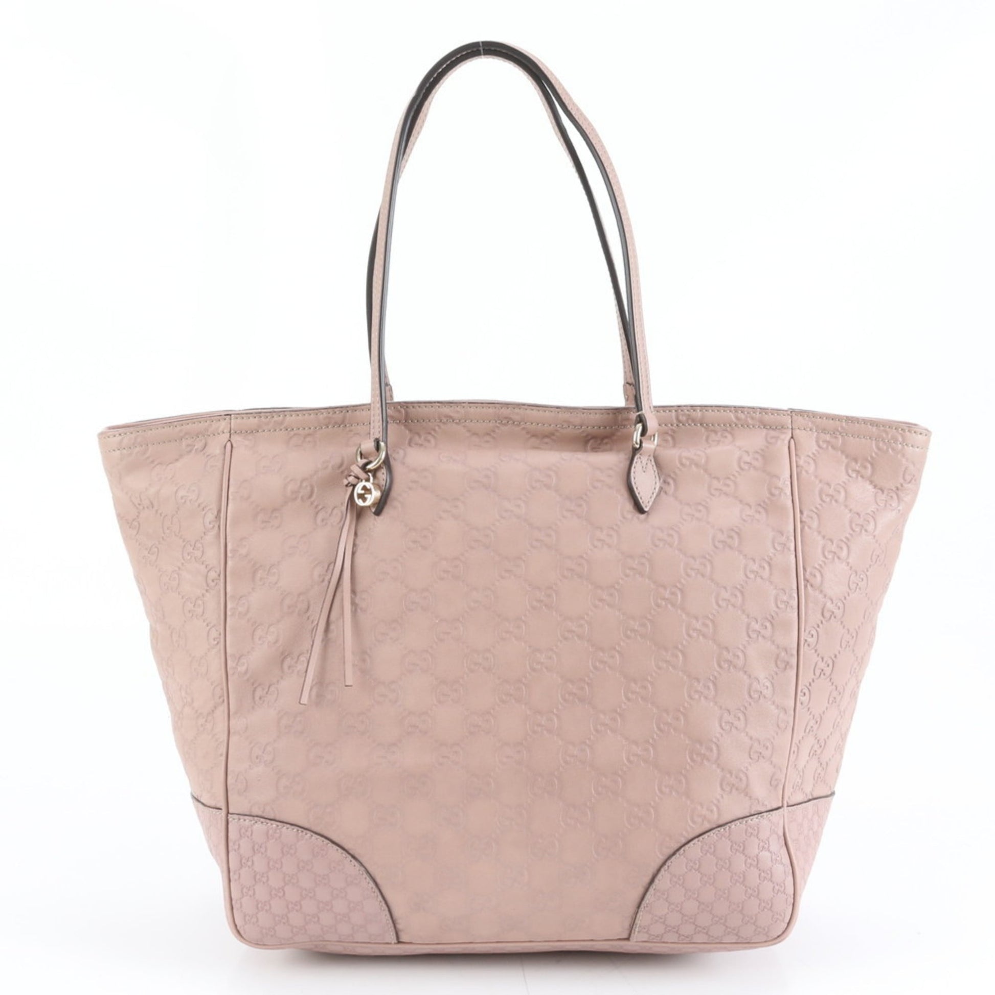 Gucci Pink Leather Tote Bag