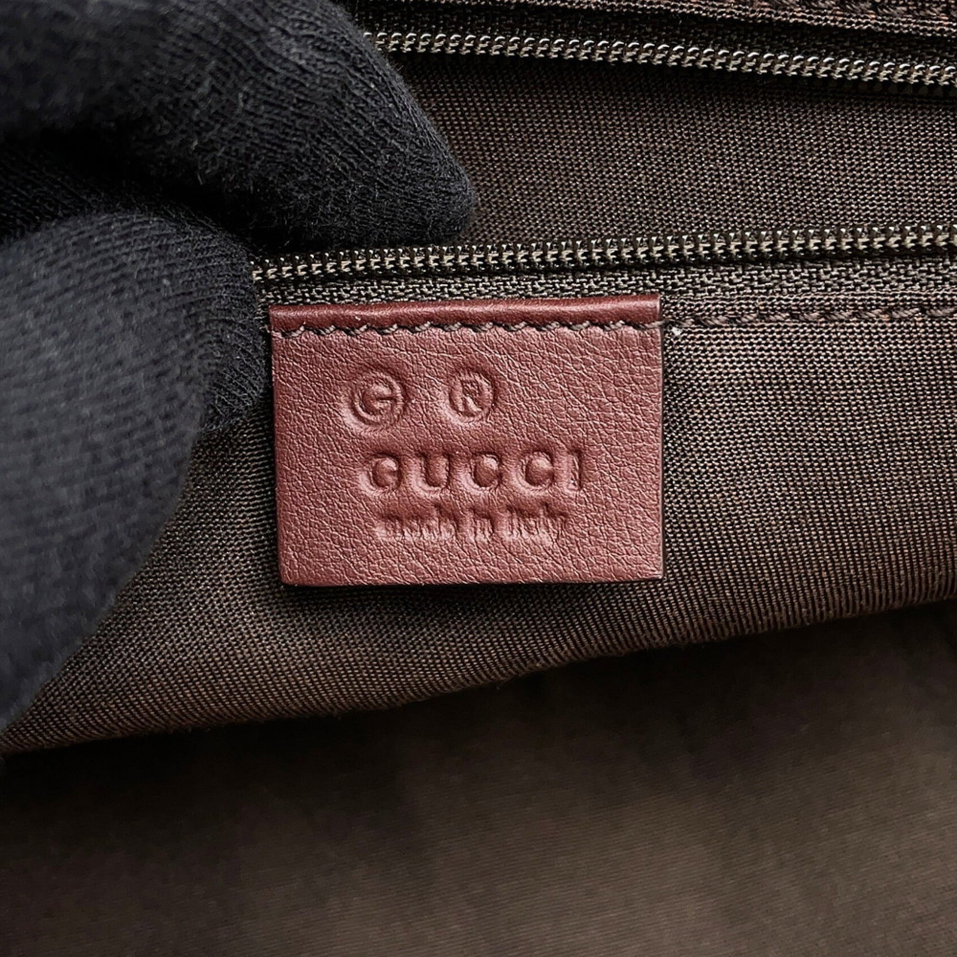 Gucci Sukey Bordeaux Leather Shoulder Bag Tote Bag