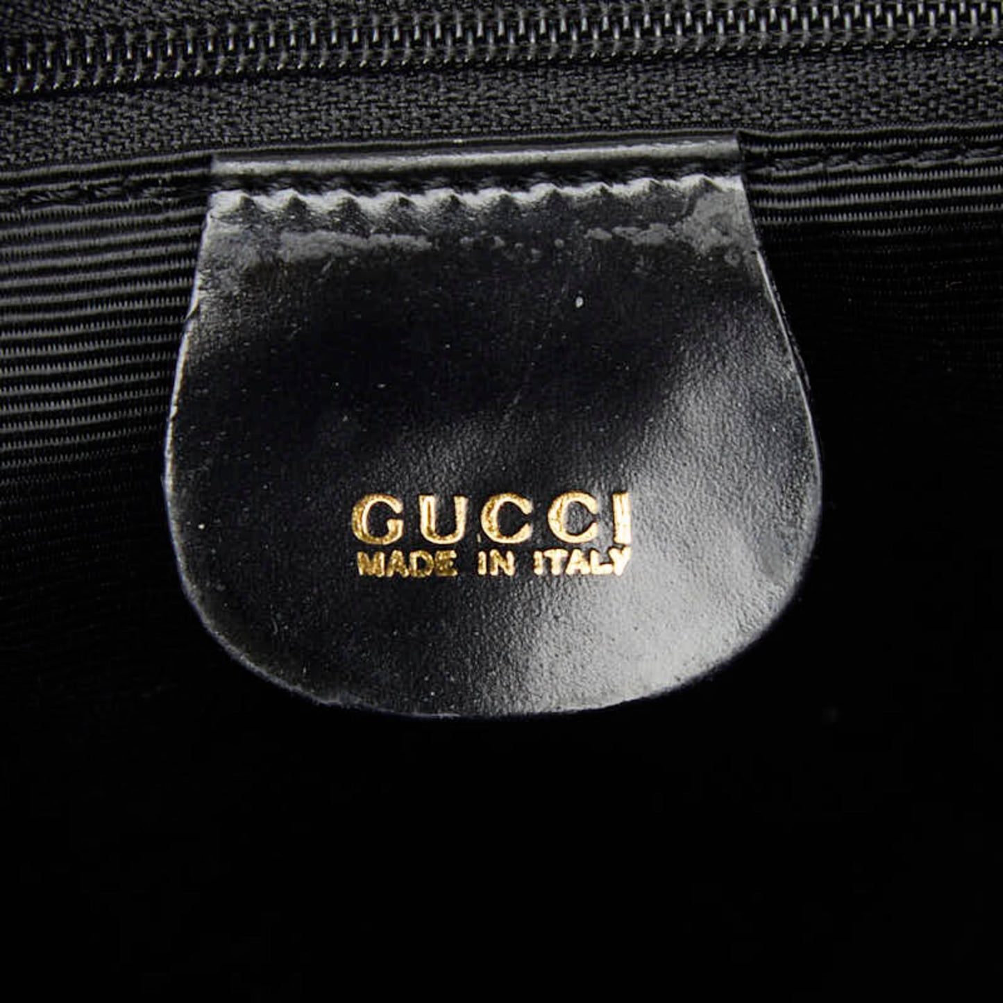 Gucci Black Patent Leather Shoulder Bag