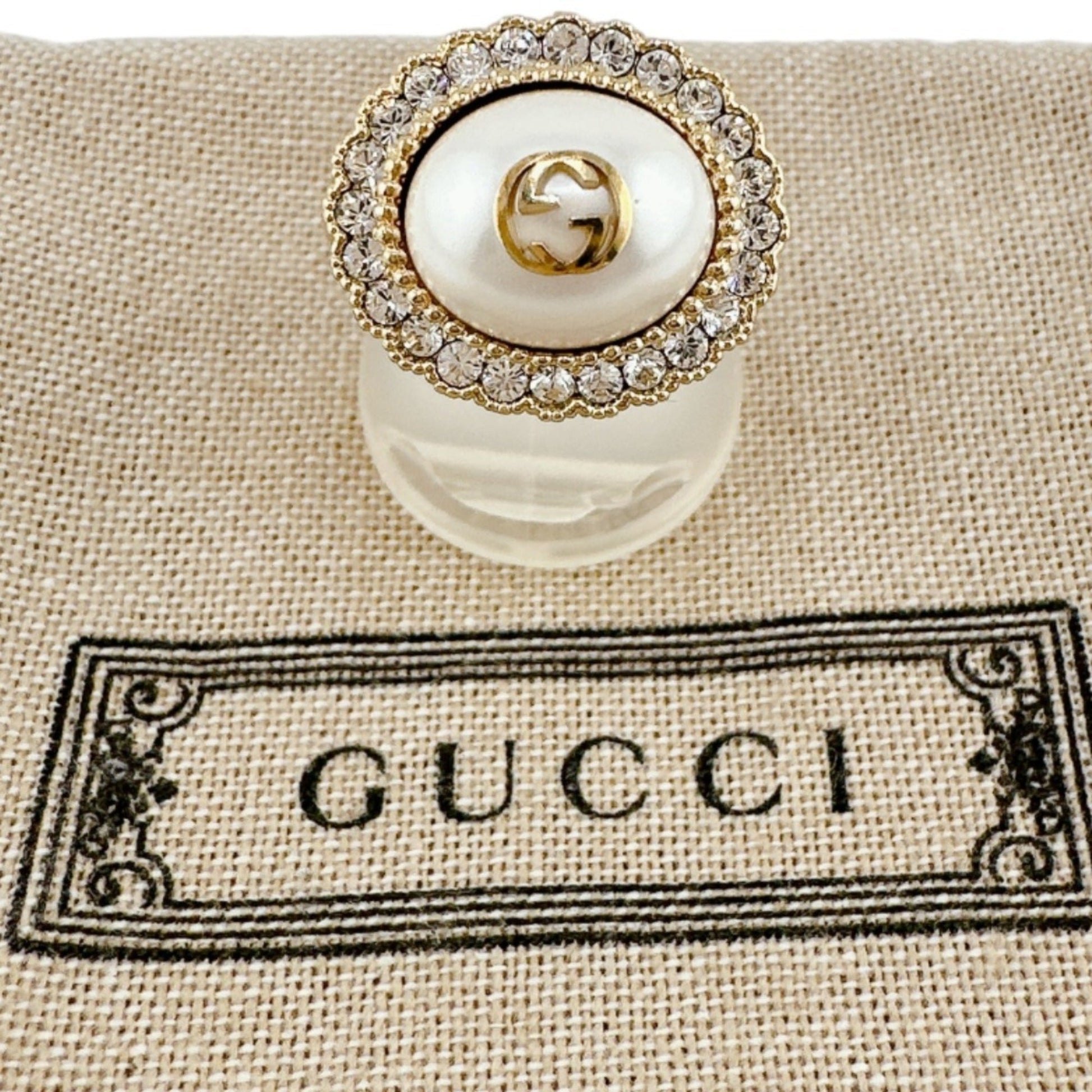 Gucci Gold Metal Band Ring