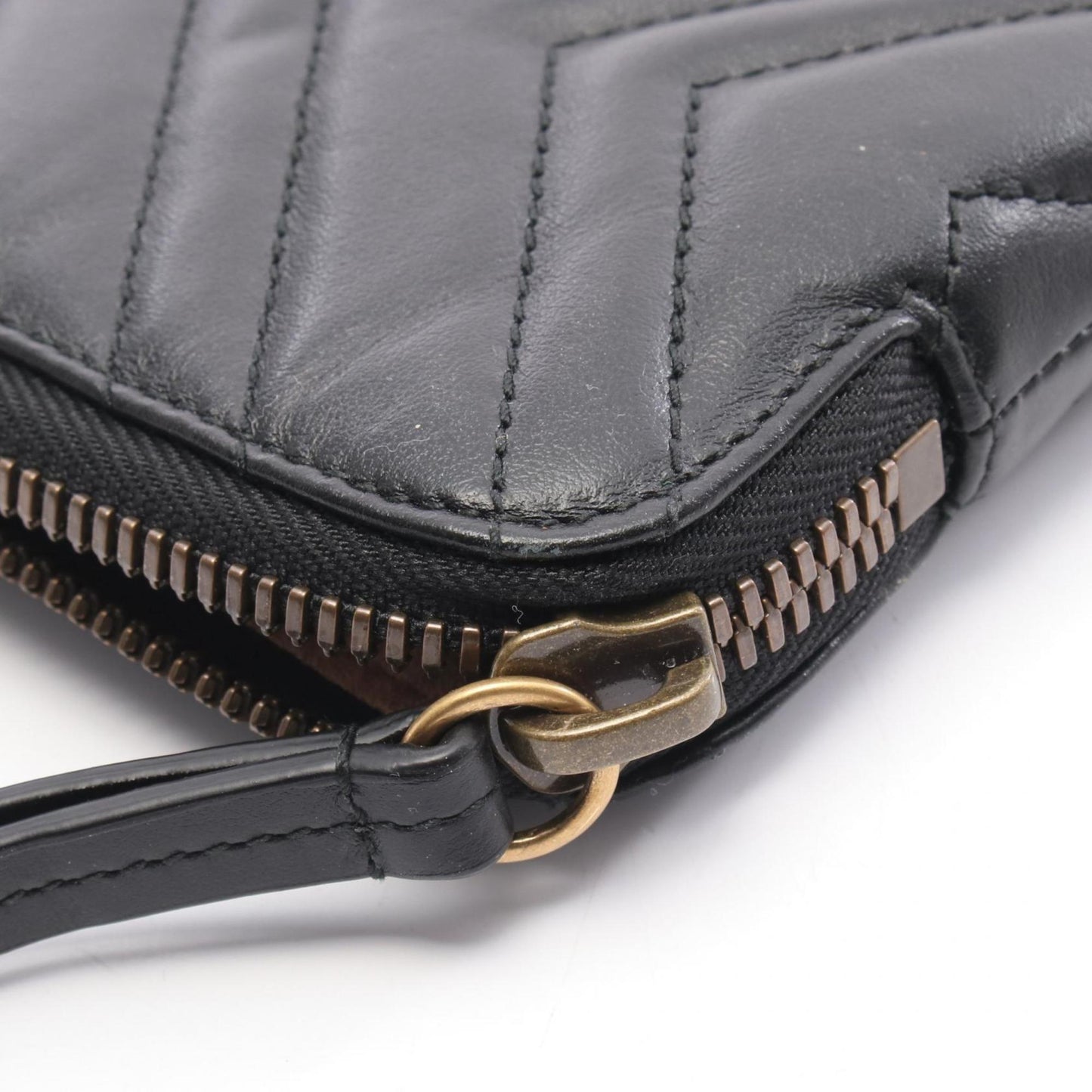 Gucci Black Leather Clutch Bag
