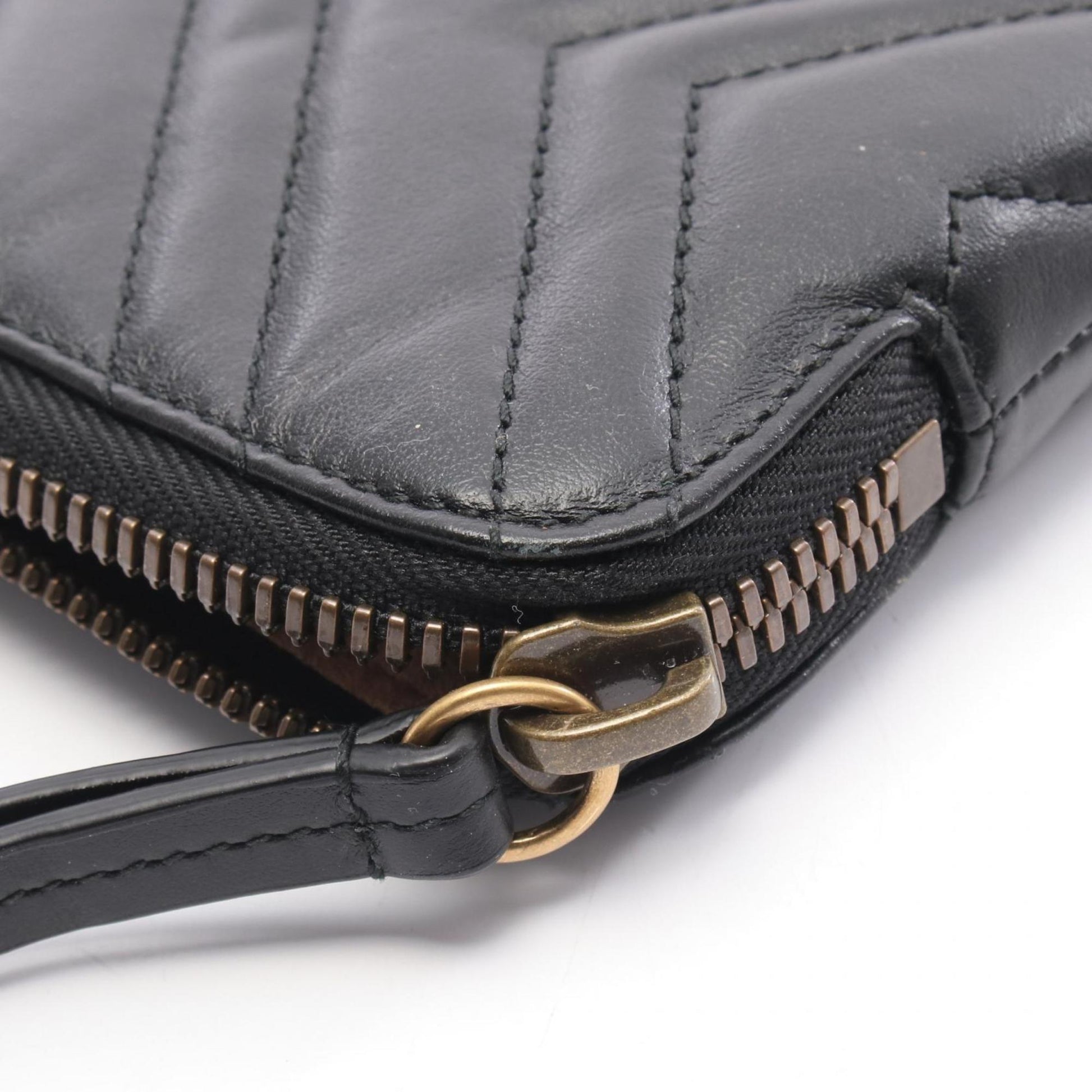Gucci Black Leather Clutch Bag