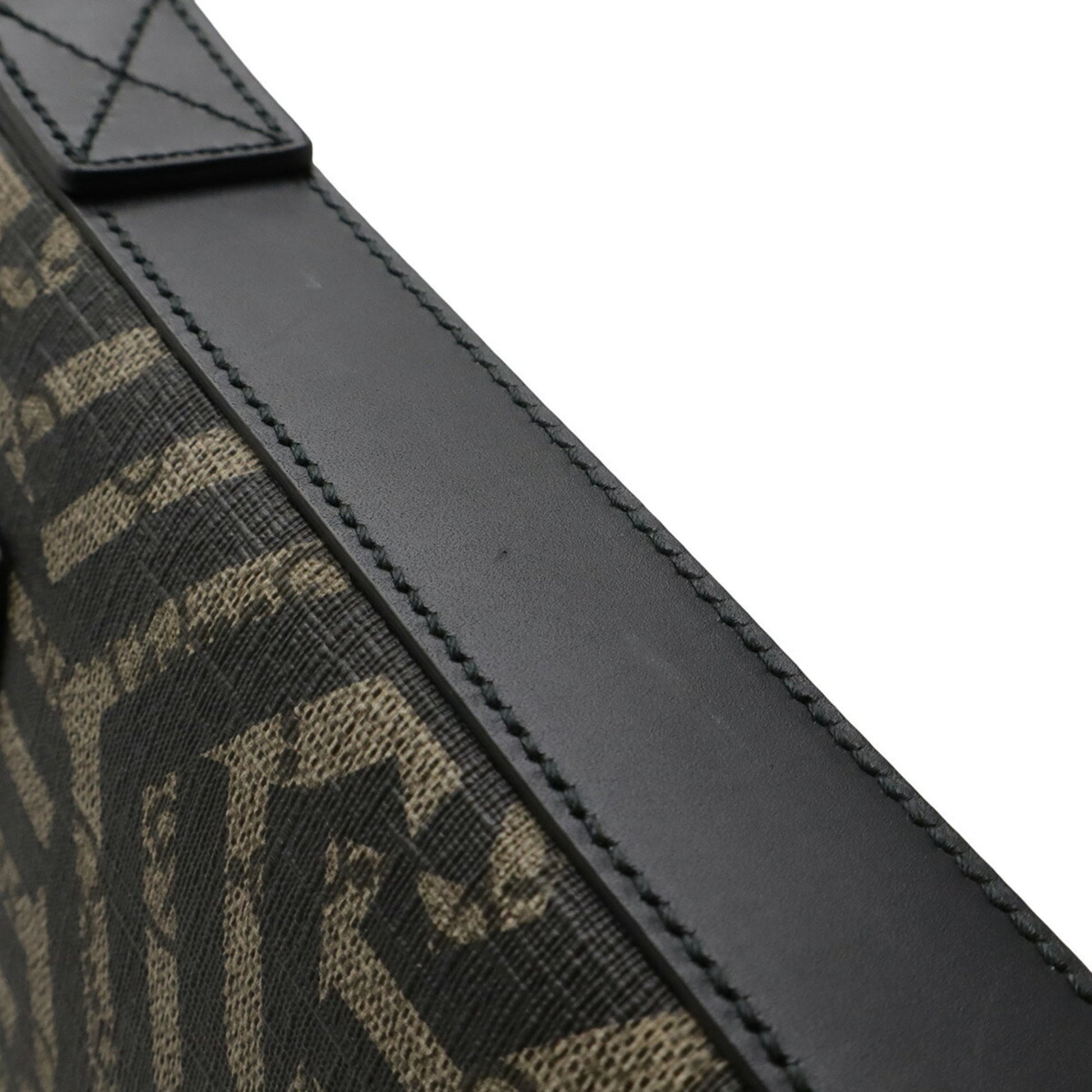 Gucci Beige Black Green Red Color Gg Supreme Leather Shoulder Bag