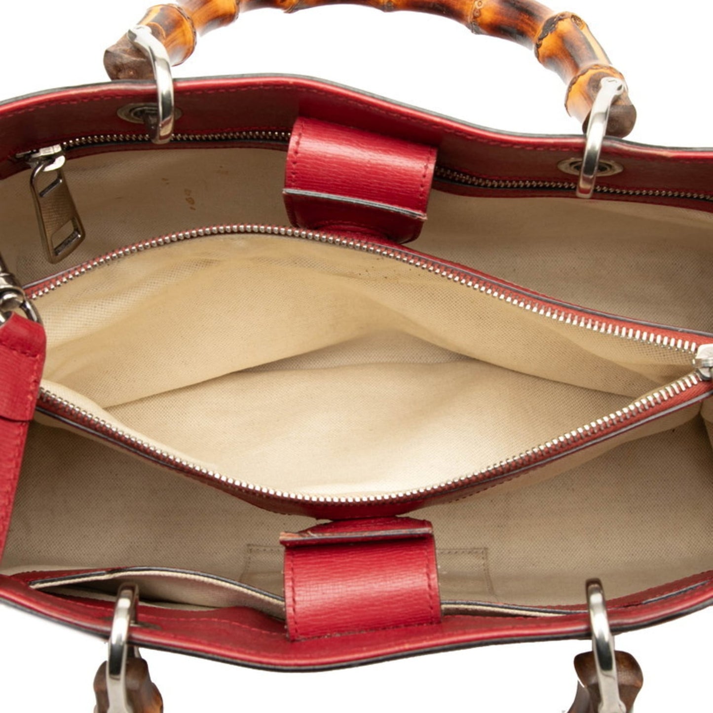 Gucci Multi-Color Red Color Leather Handbag Shoulder Bag