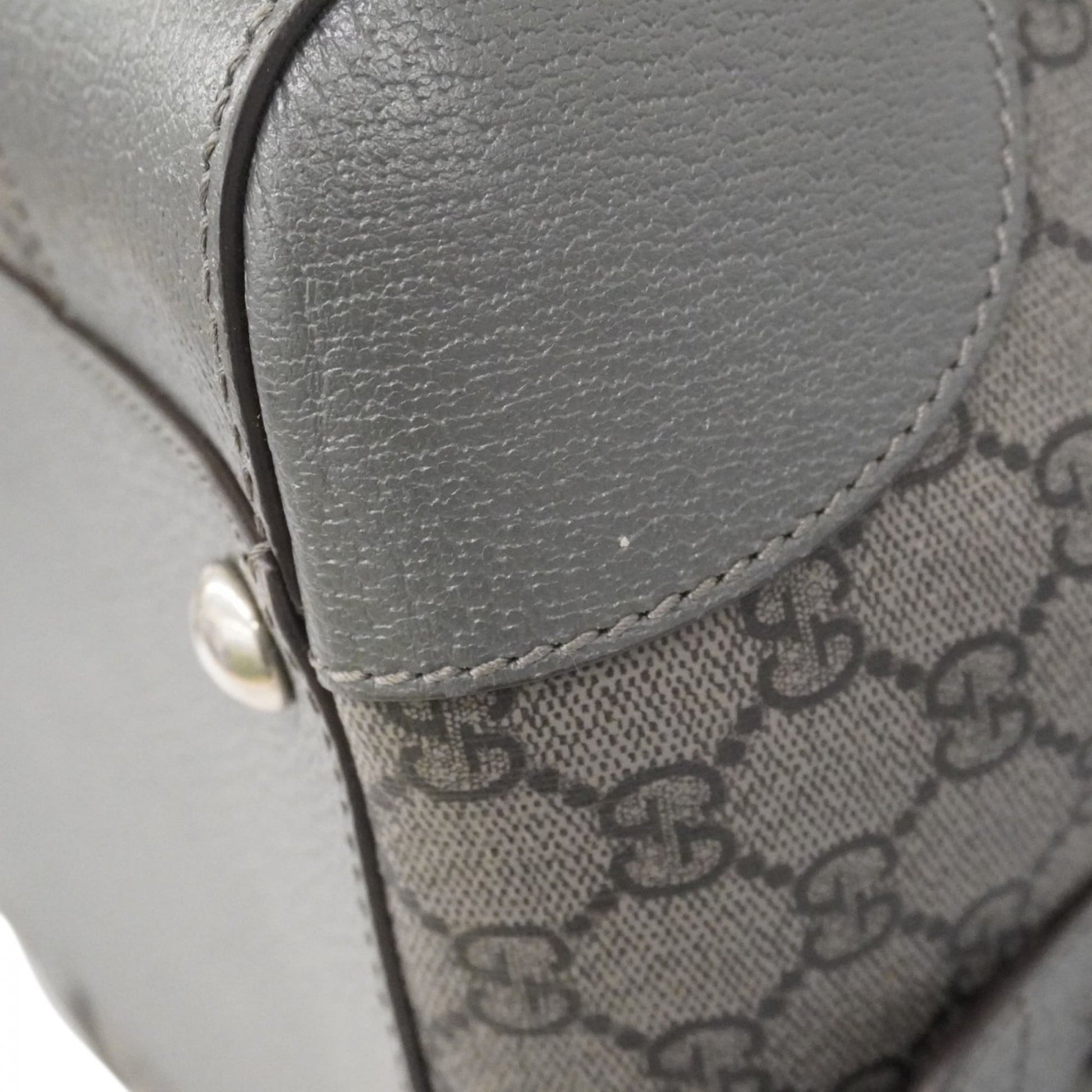 Gucci Gray Pvc Boston Bag