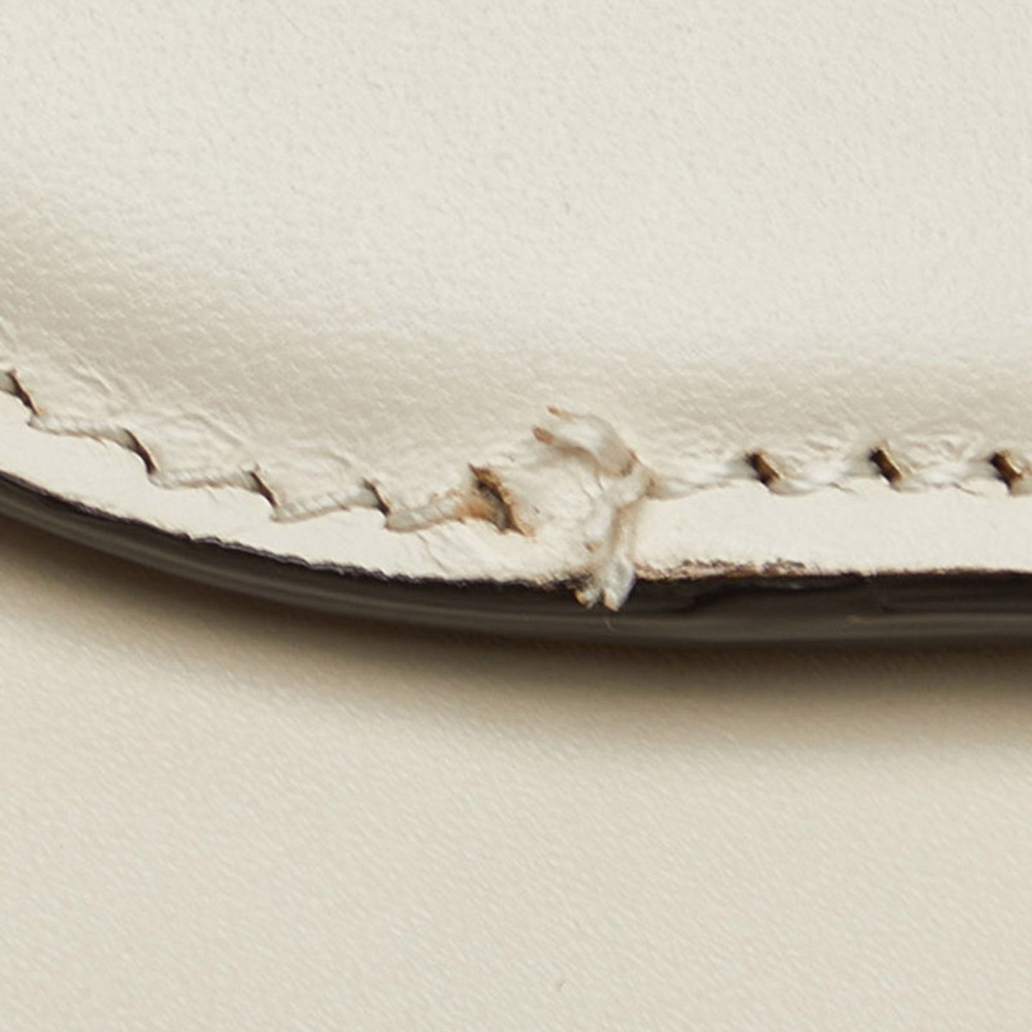 Gucci White Leather Shoulder Bag