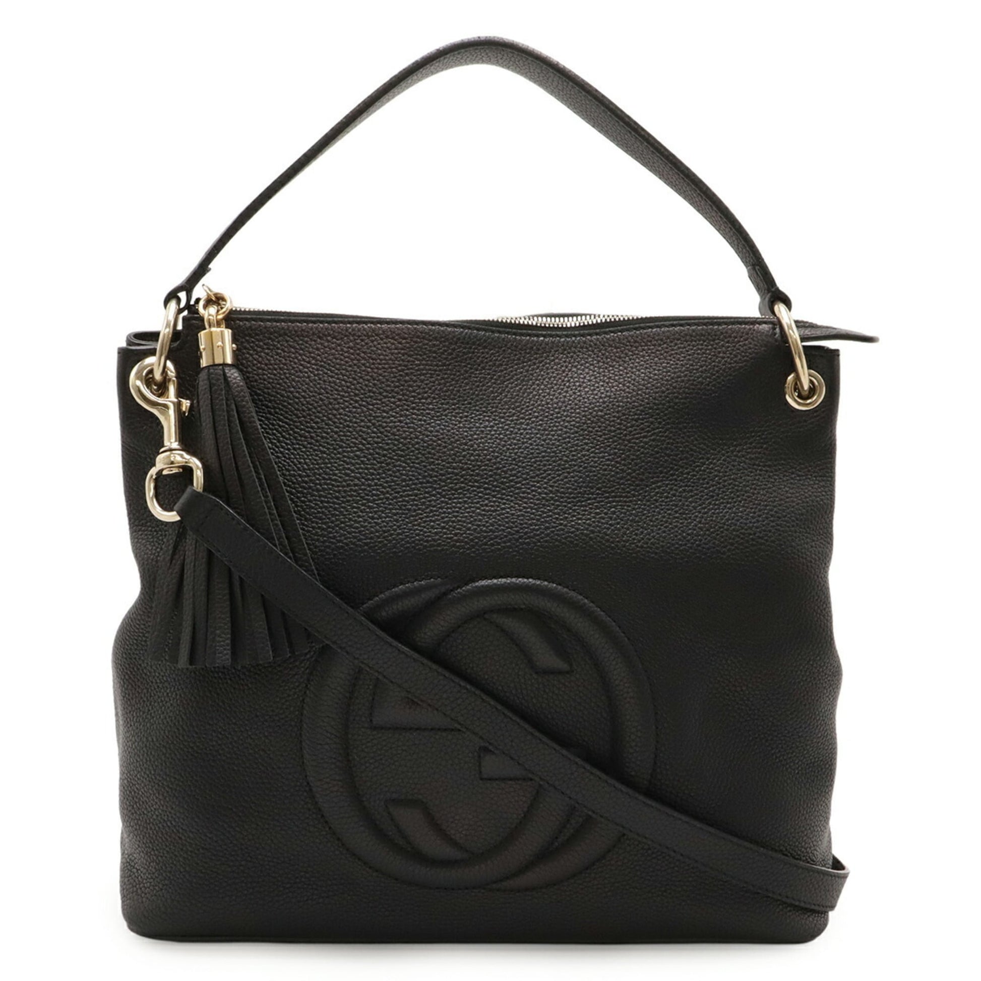 Gucci Soho Black Leather Handbag Shoulder Bag