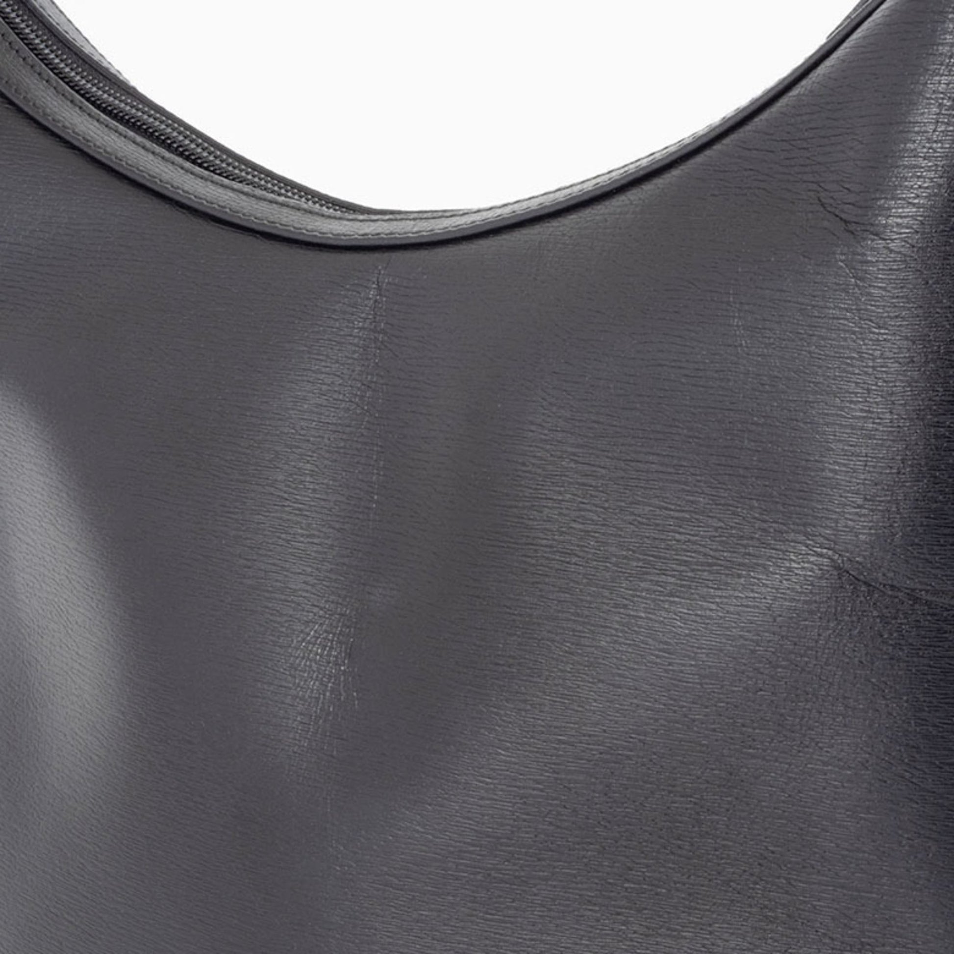 Gucci Black Leather Tote Bag