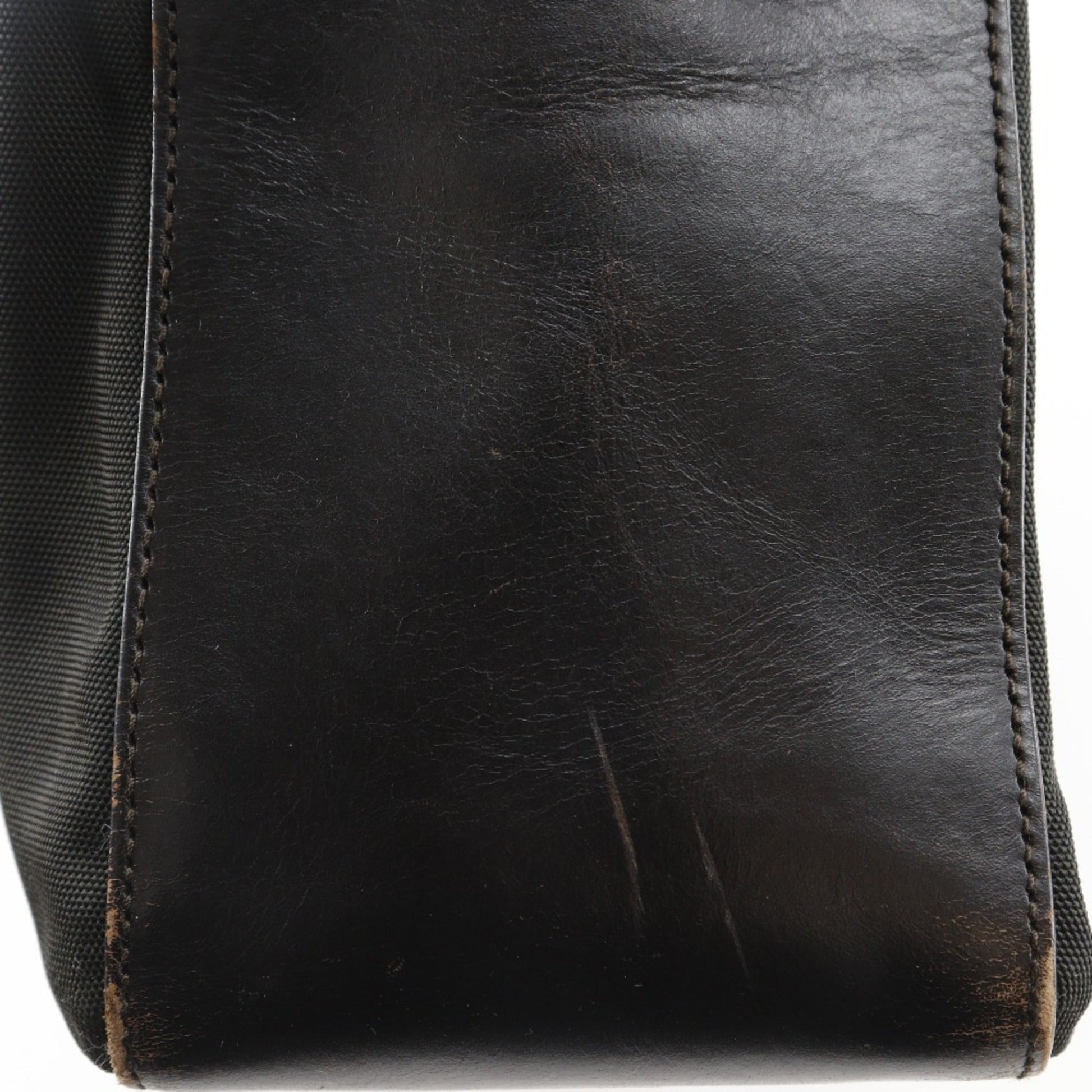 Gucci Black Nylon Canvas Shoulder Bag