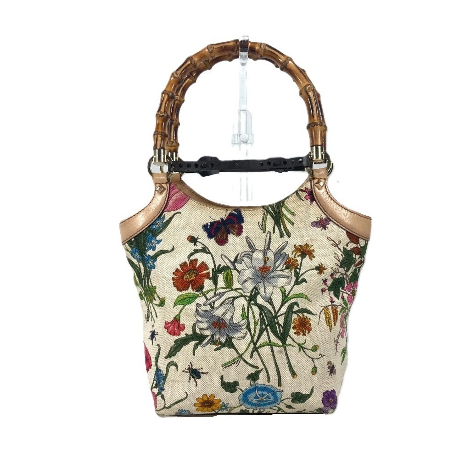 Gucci Multi-Color Canvas Handbag Tote Bag