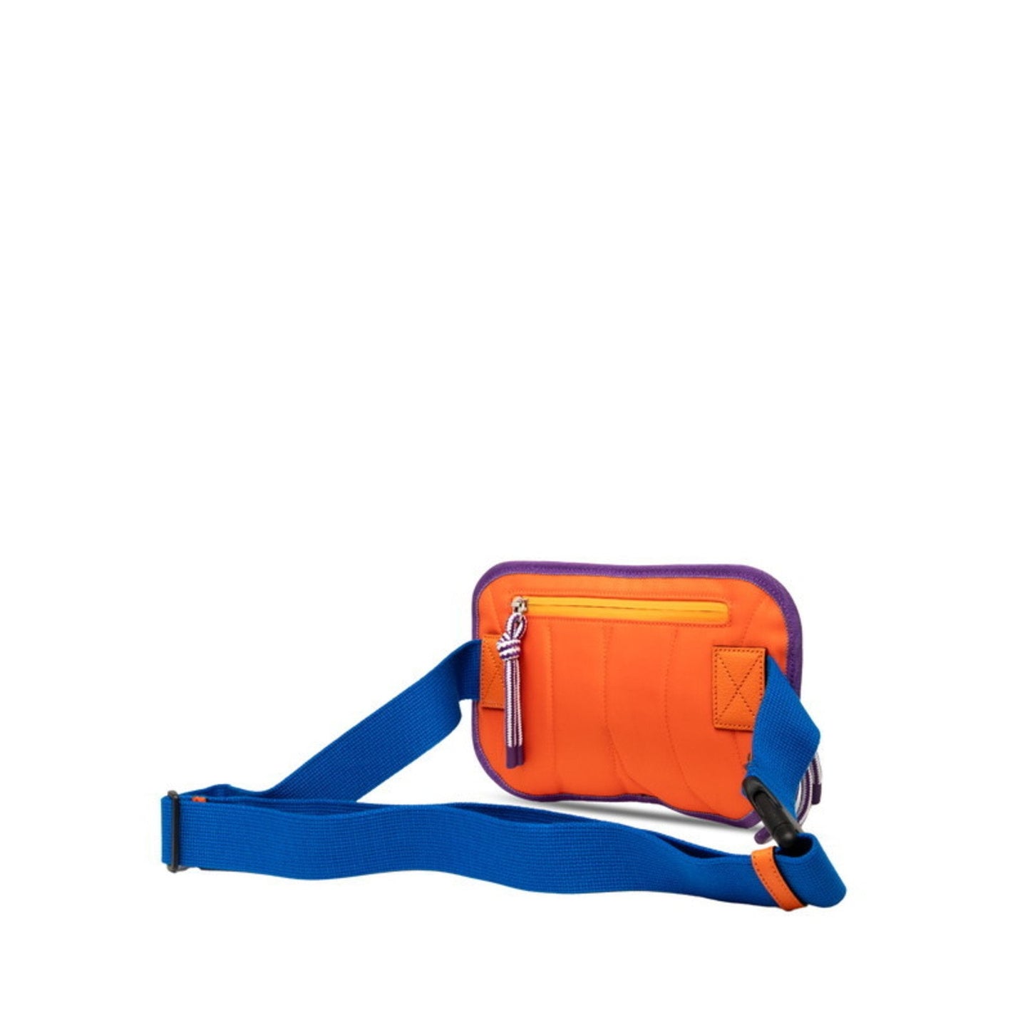 Gucci Blue Orange Purple Nylon Rubber Sling Bag