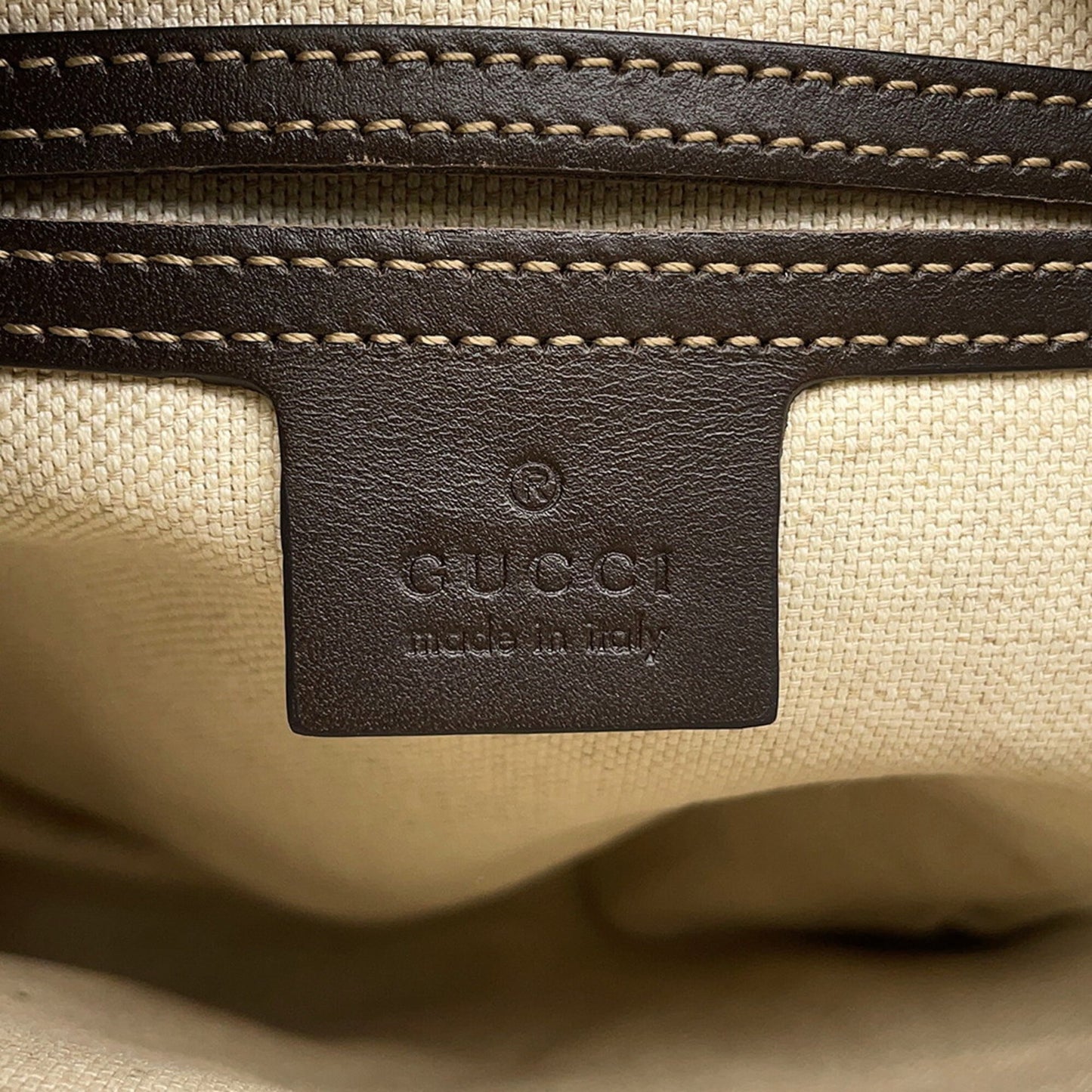 Gucci Brown Gg Supreme Leather Shoulder Bag