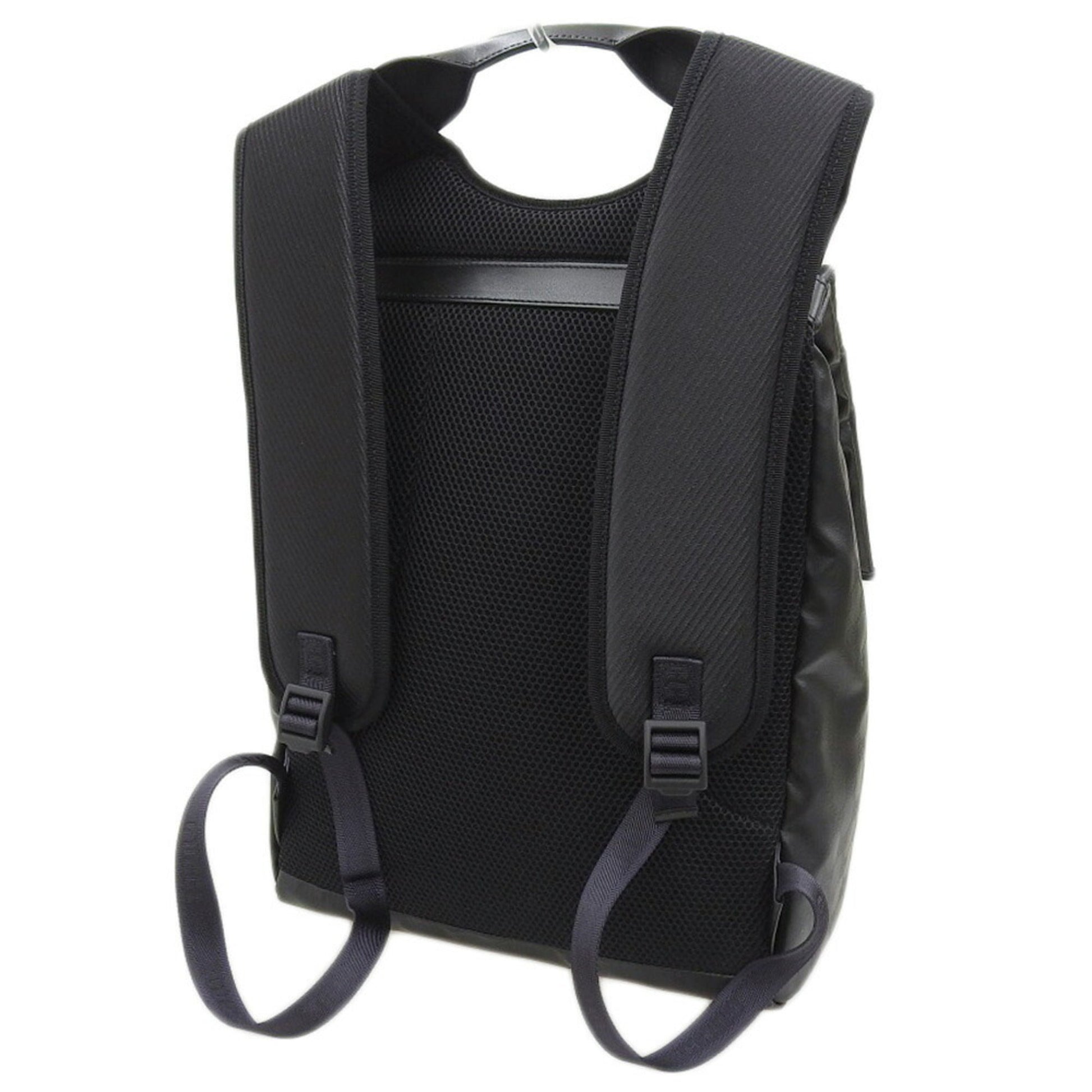 Gucci Black Coated Canvas Backpack