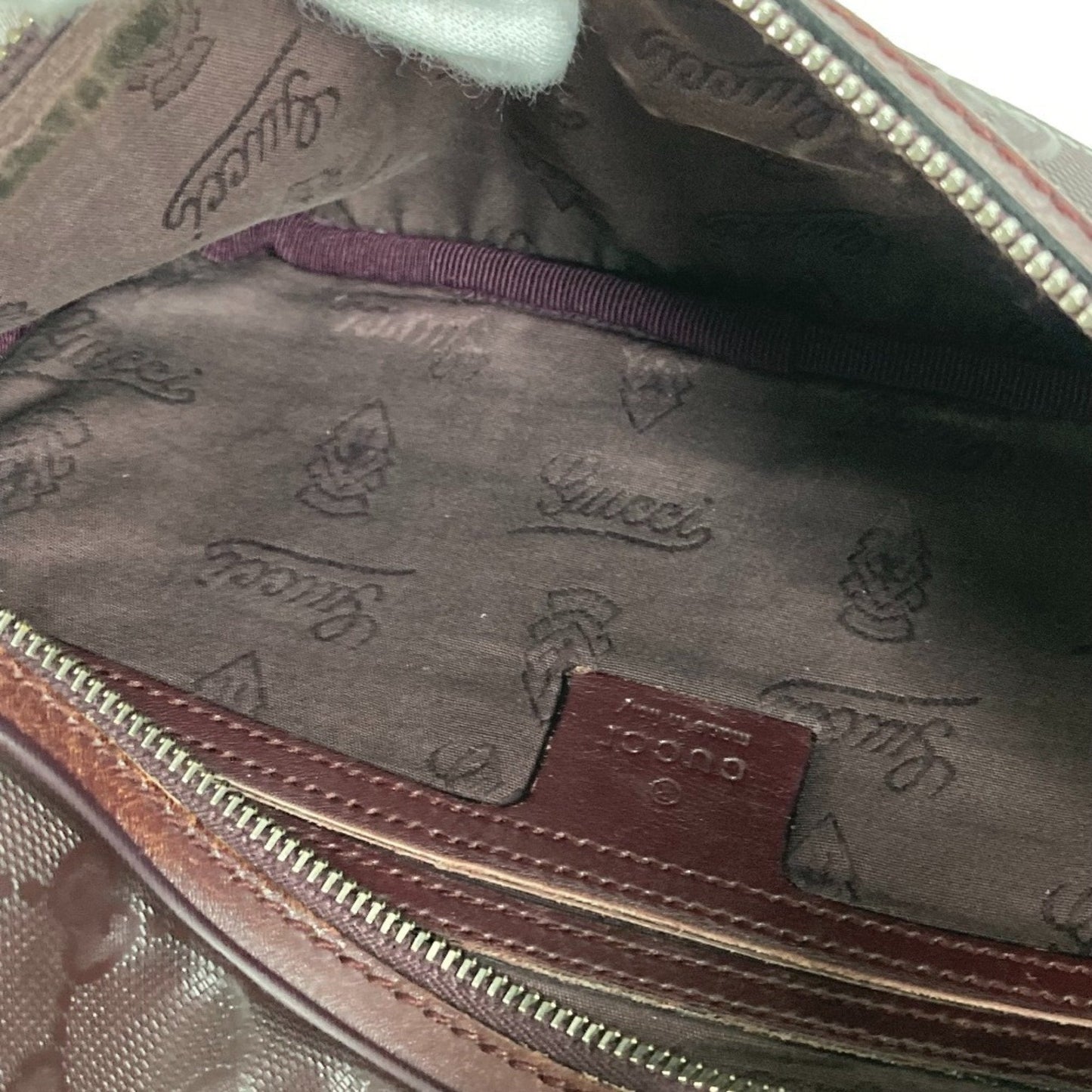 Gucci Purple Pvc Leather Shoulder Bag Sling Bag