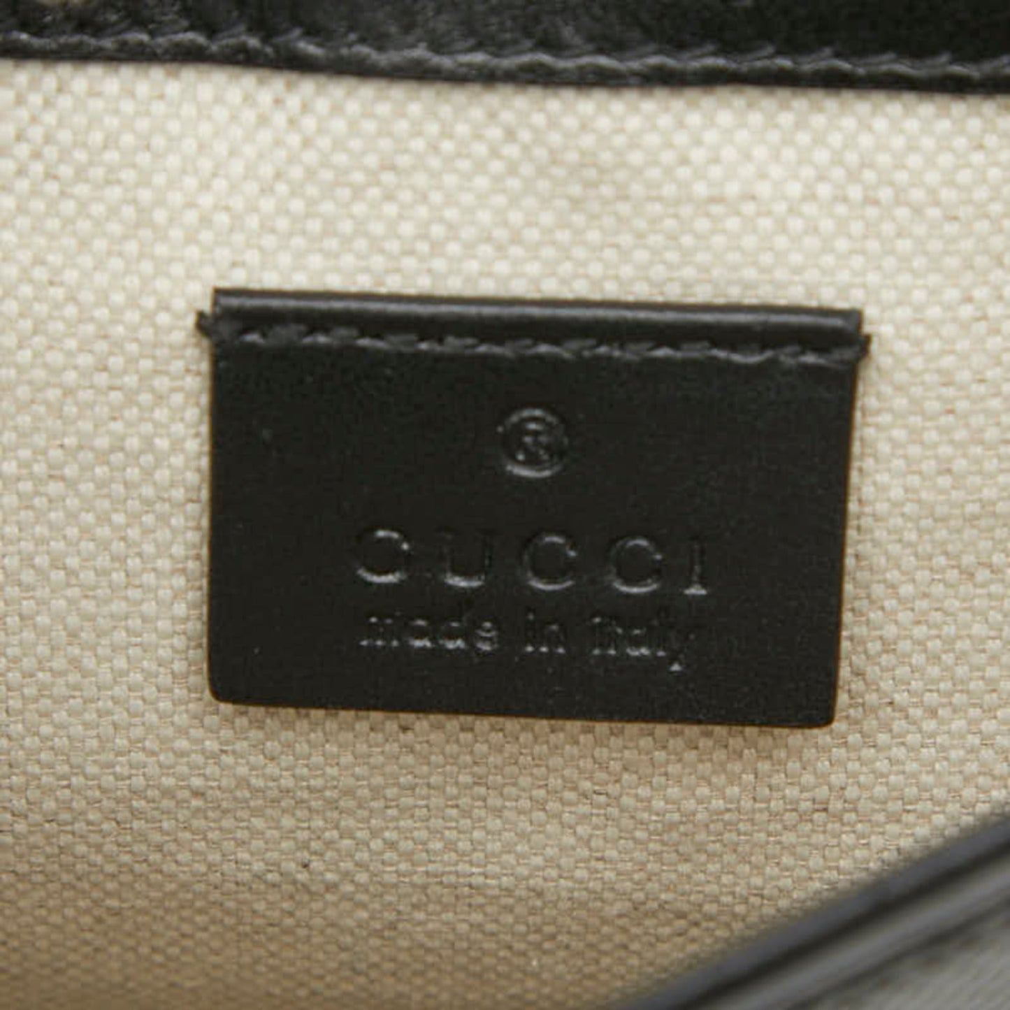 Gucci Black Leather Fanny Pack