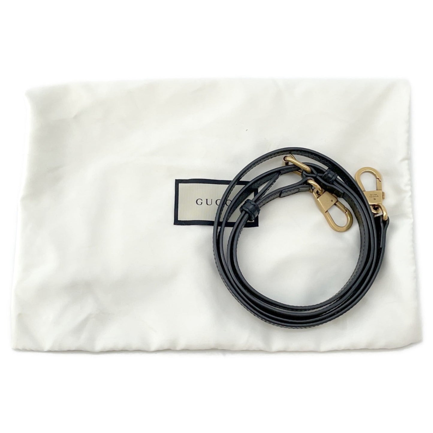 Gucci Black Leather Handbag Shoulder Bag