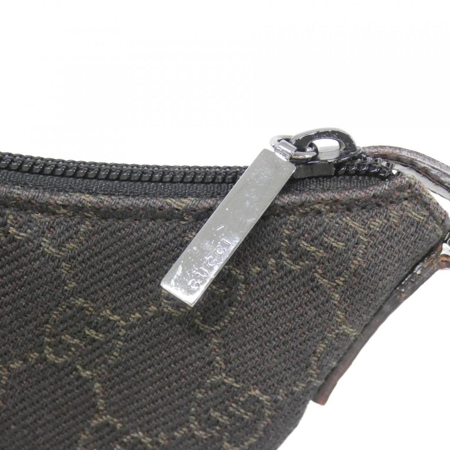 Gucci Brown Denim Shoulder Bag